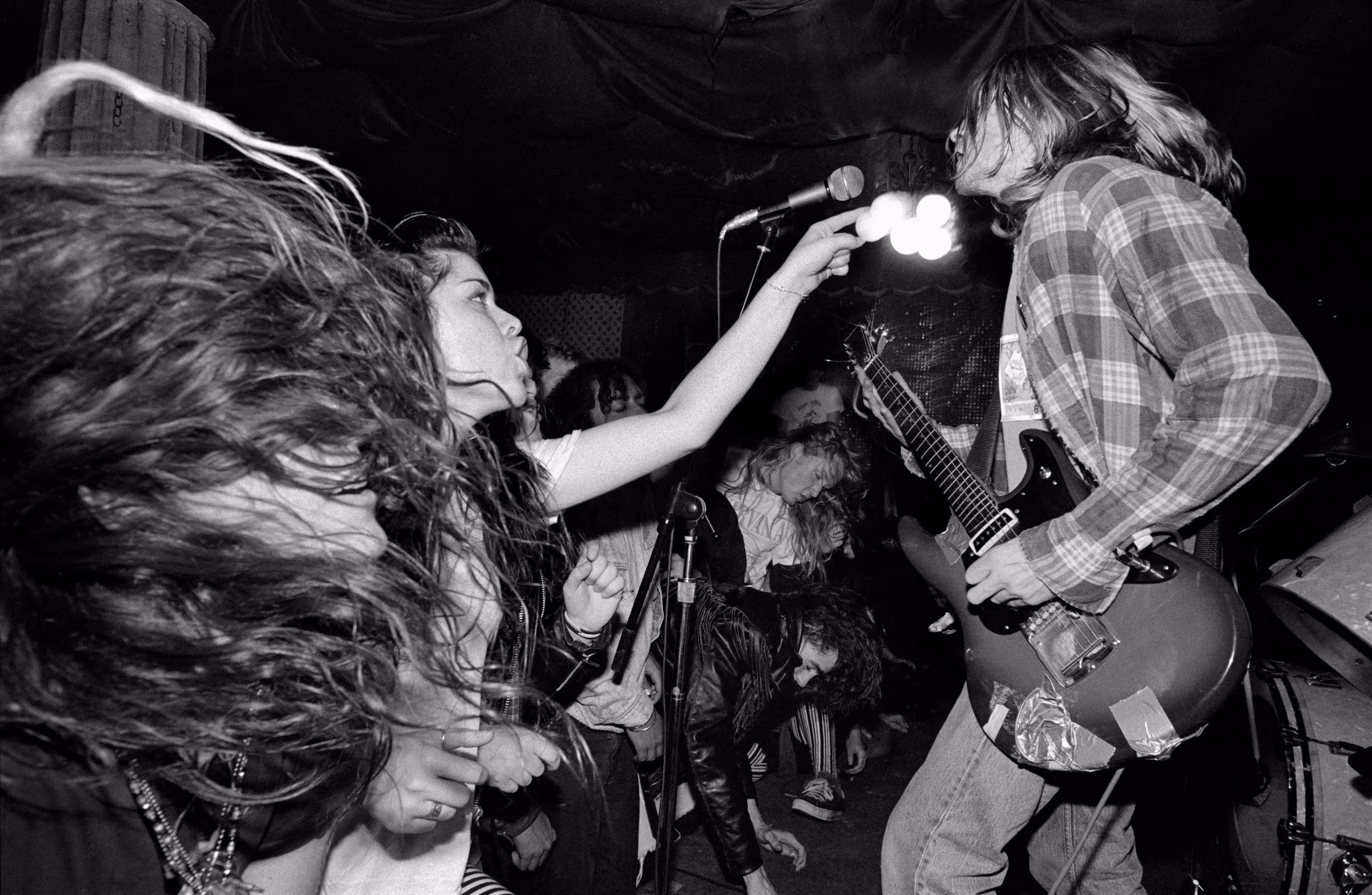 Charles Peterson Grunge Years NFT collection - Classics: Kurt Cobain, Nirvana, Raji’s, Los Angeles, 1990