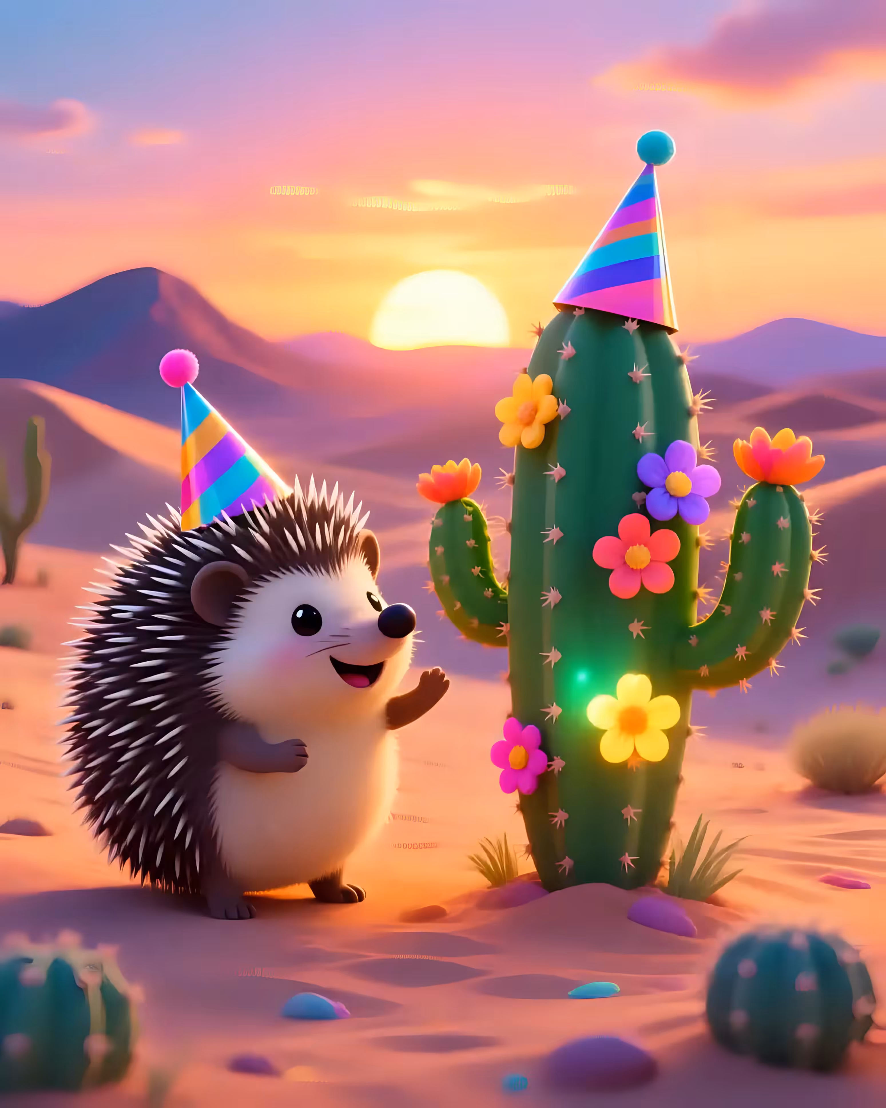 The happy hedgehog 