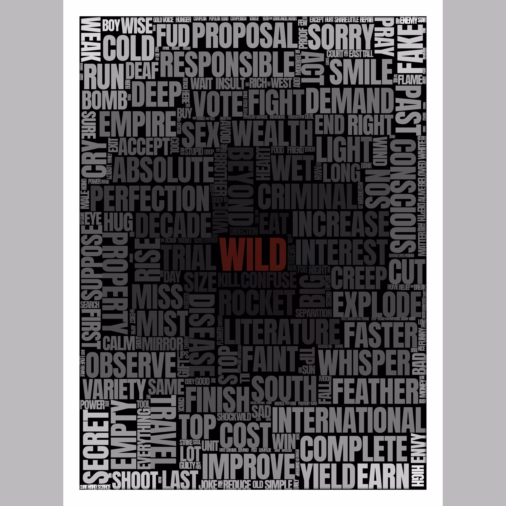 ONE WORD (Ed.1) #54