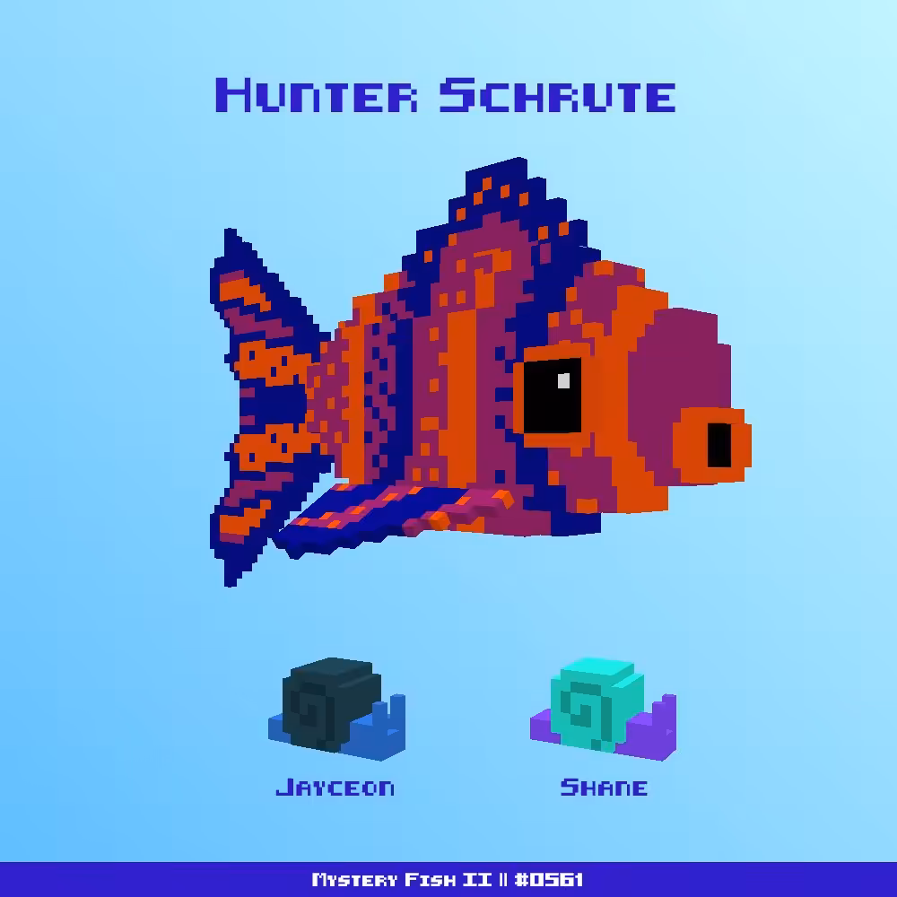Hunter Schrute :: Mystery Fish 0561/1000