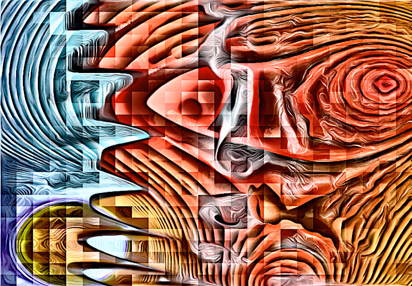 Sand Formations on Canvas