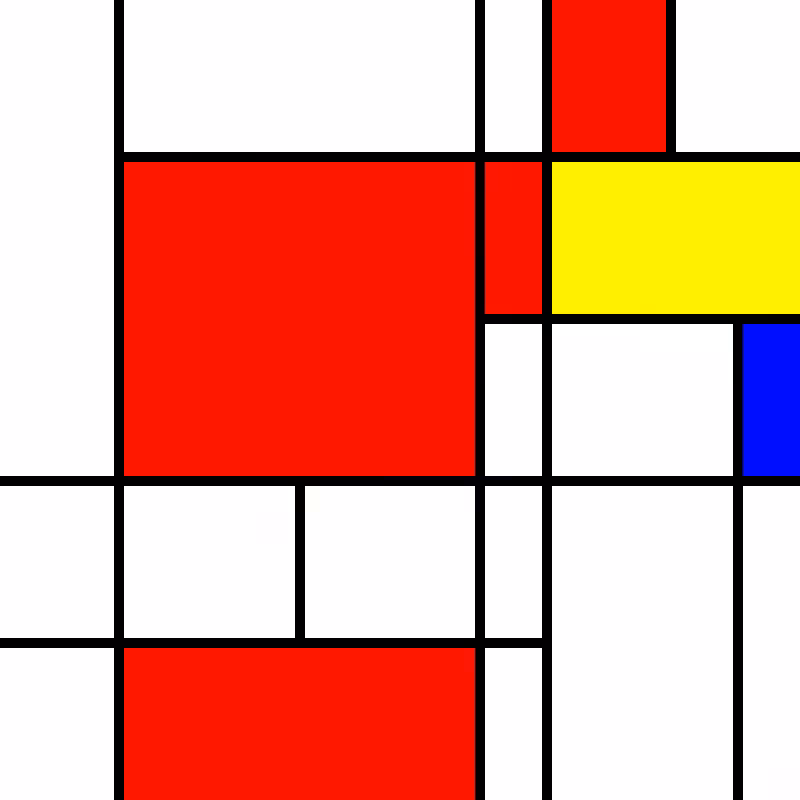 compositioninredblueandyellow.art, (NFT) #83