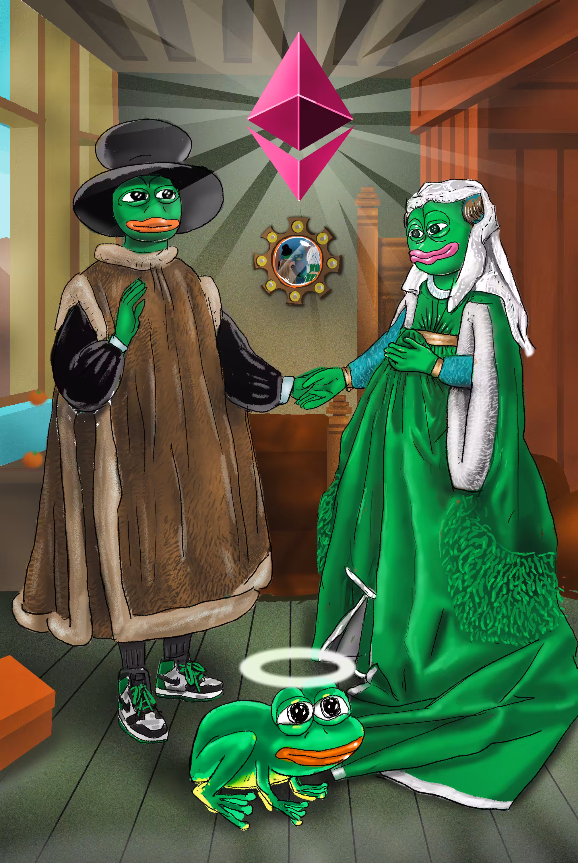 Portrait of Pepe Arnolfini and his Wife