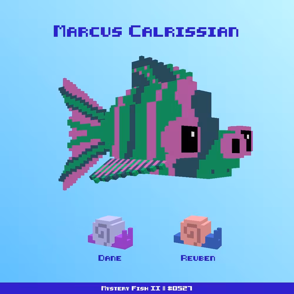 Marcus Calrissian :: Mystery Fish 0527/1000 