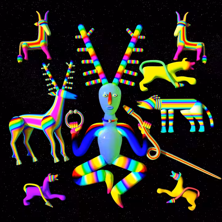Cernunnos, horned god