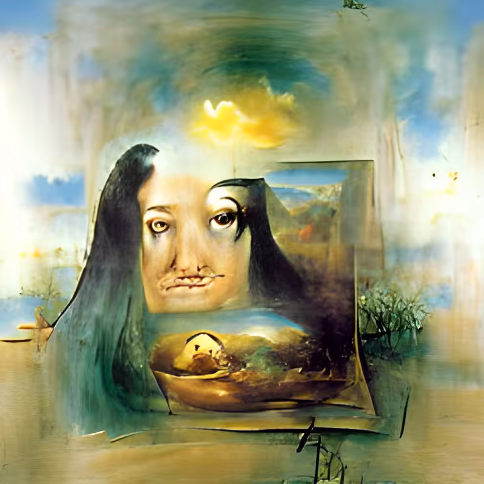 Monalisa by Salvador Dali