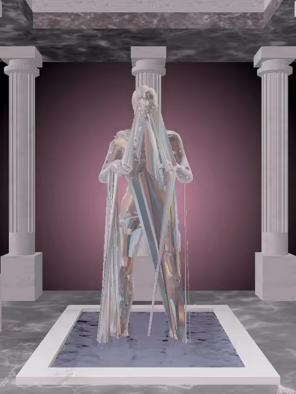 HeavenComputer: The Old Holographic Glow Woman #6214