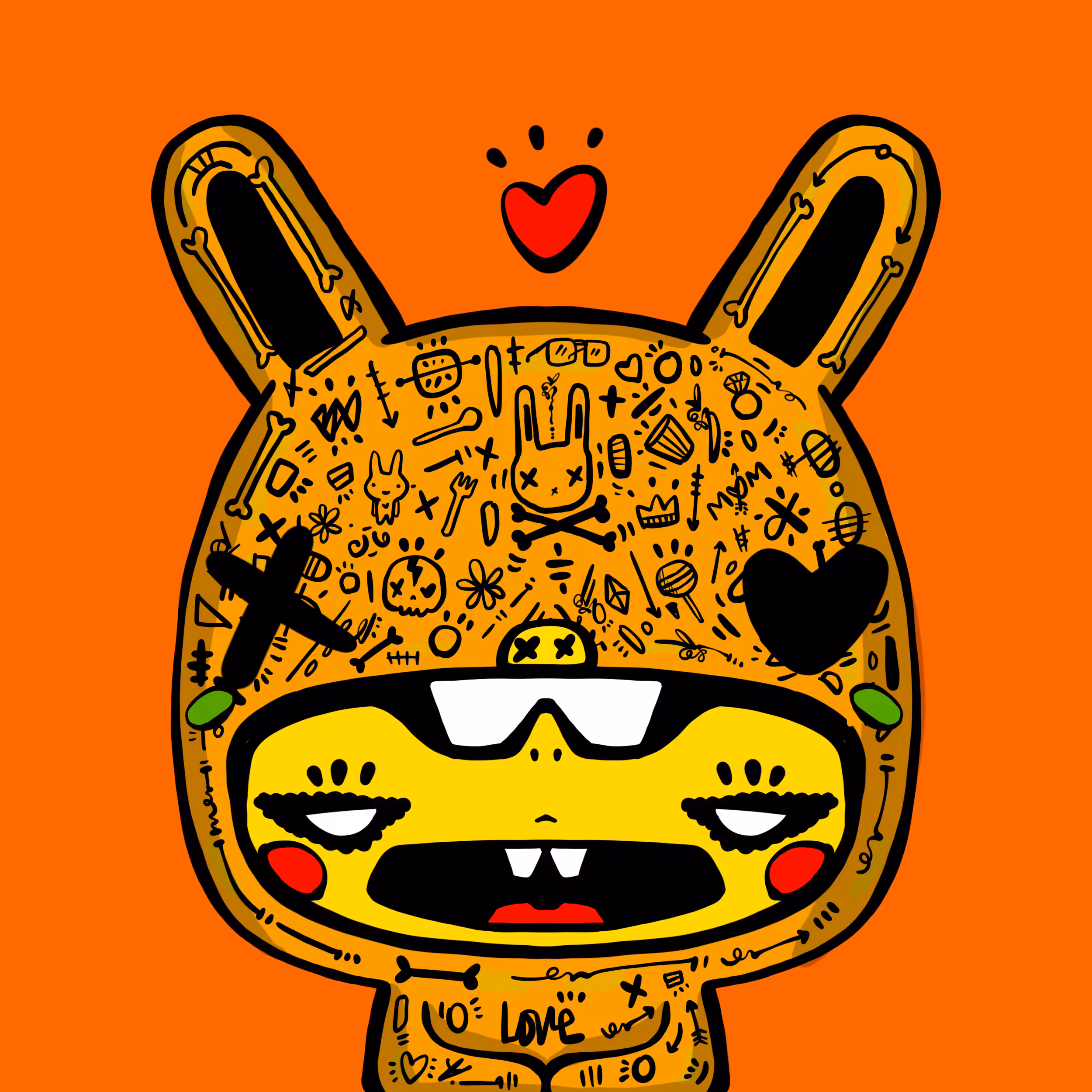 TOKYO PUNKS | BAD BUNNIES: TKP BAD BUNNY #0832