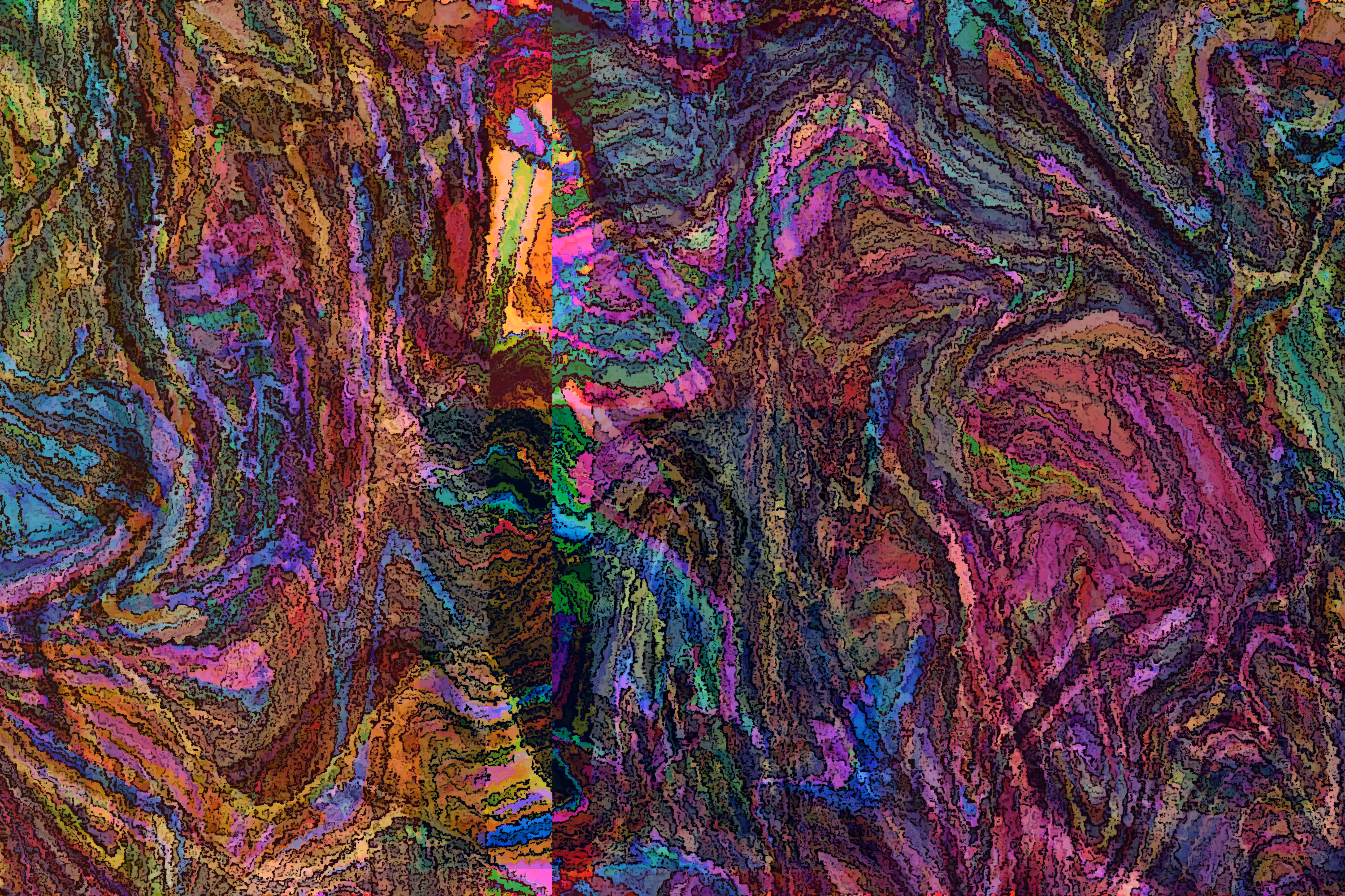 furoxotica ABSTRACT ART: Friends
