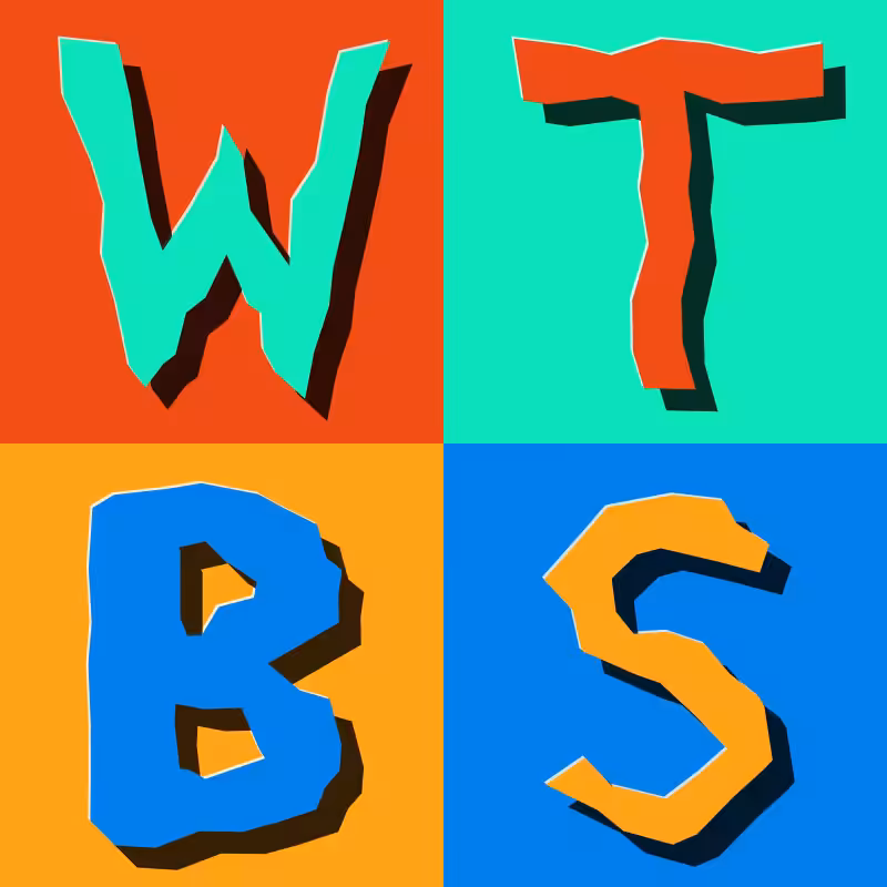 Waiting To Be Signed Logo with Wobbles #383
