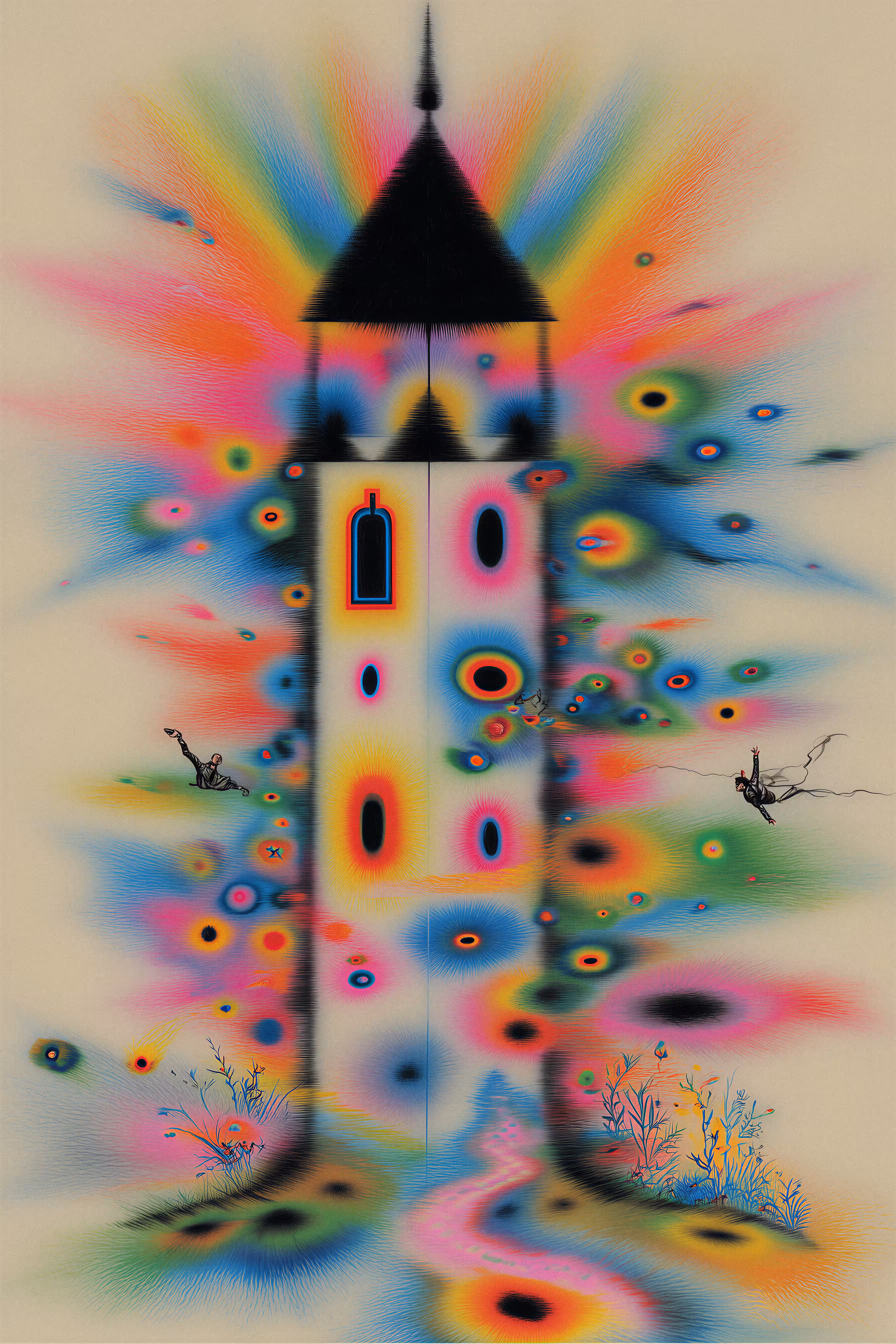 XVI — The Tower (La Maison Dieu)