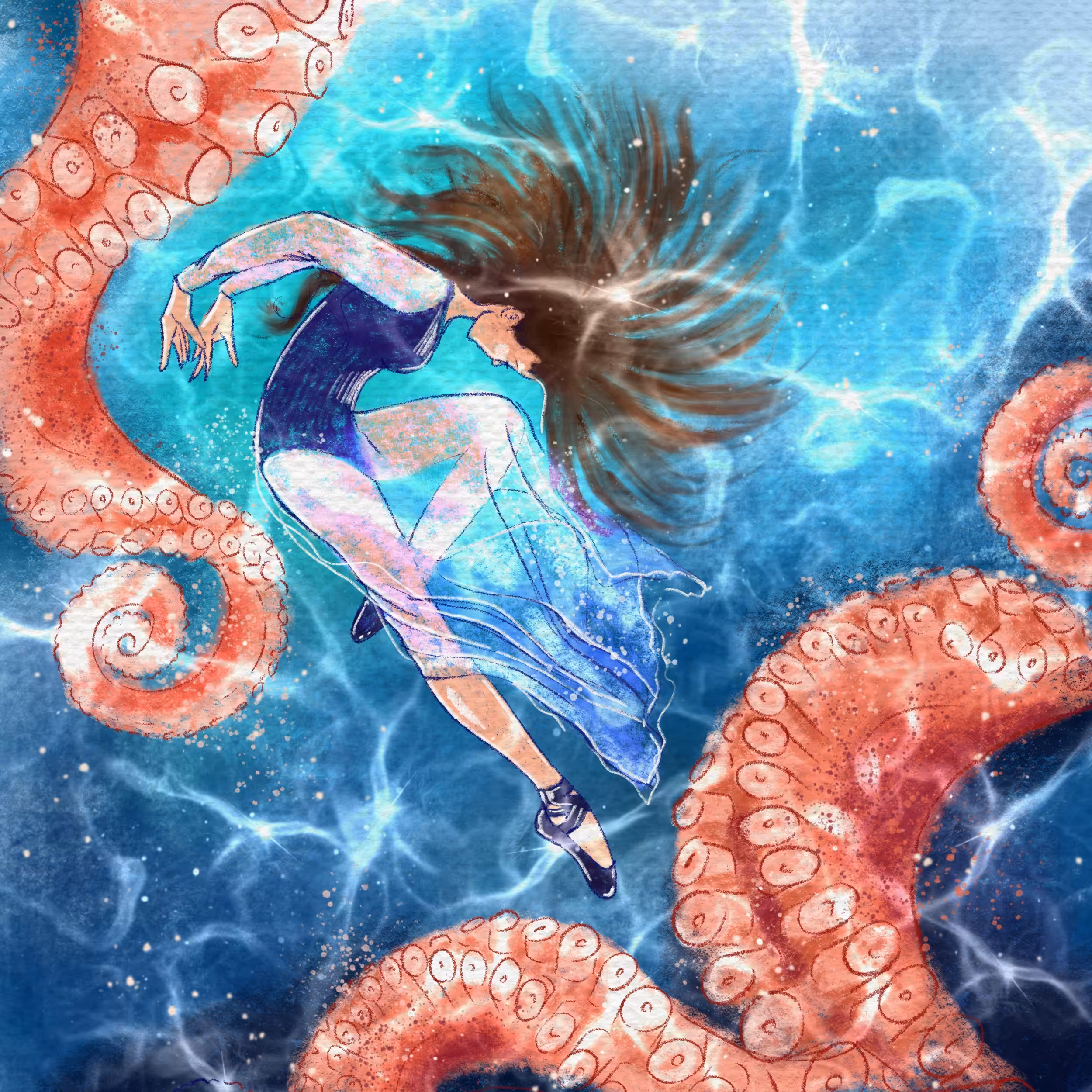 Dancing underwater