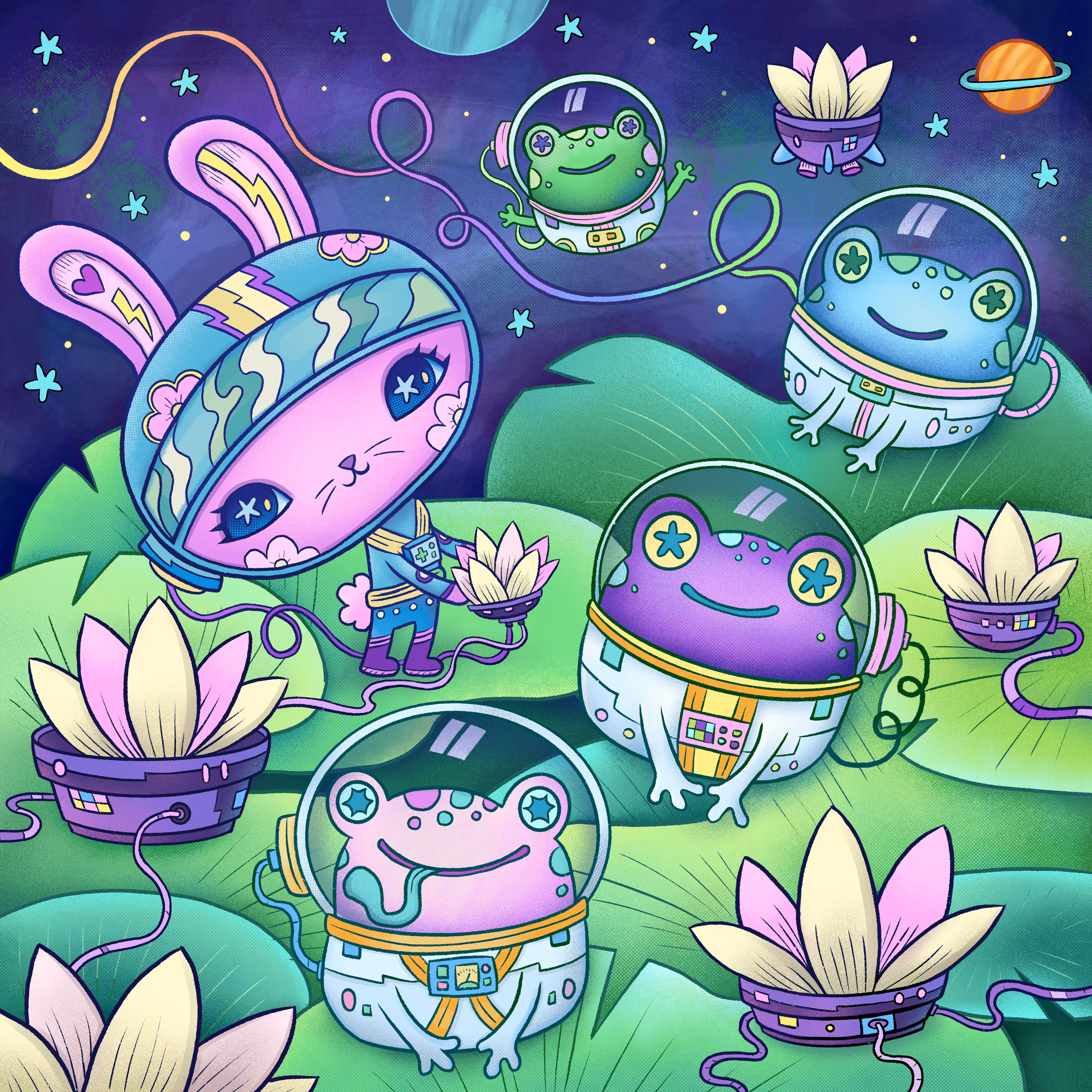 Cyber Frog Planet