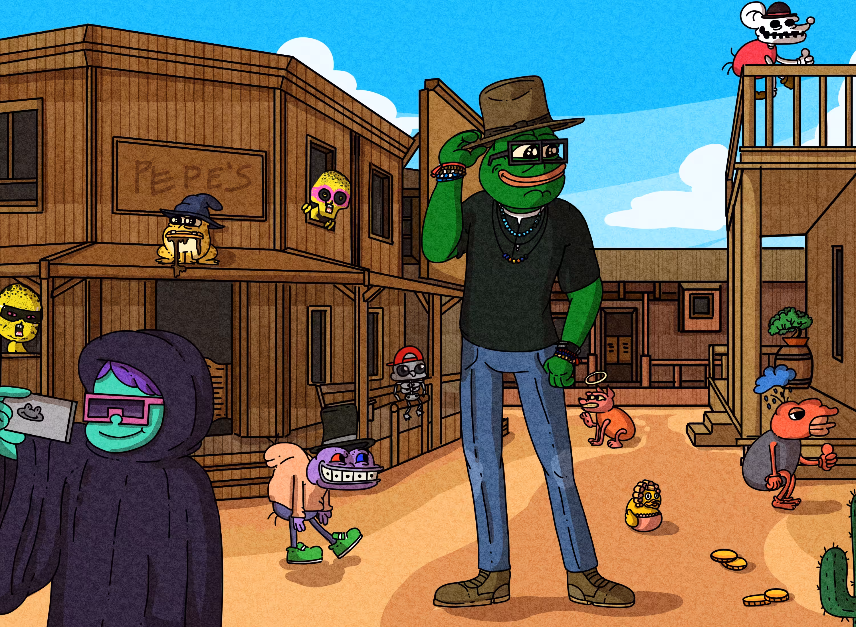 Kosher Pepe Cowboy #2