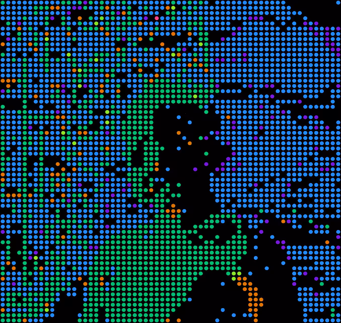 Pixelated art