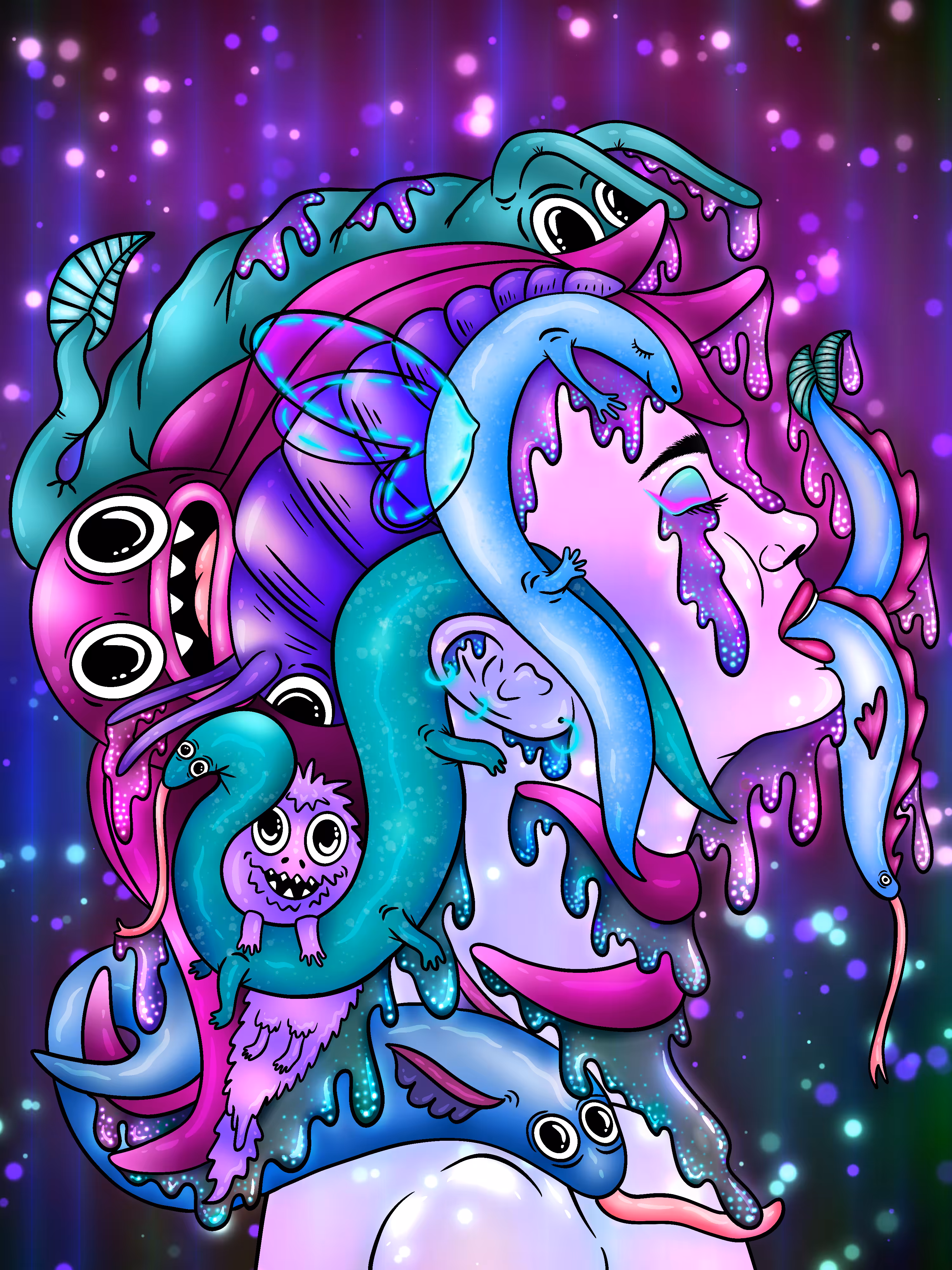 Neon Slimes