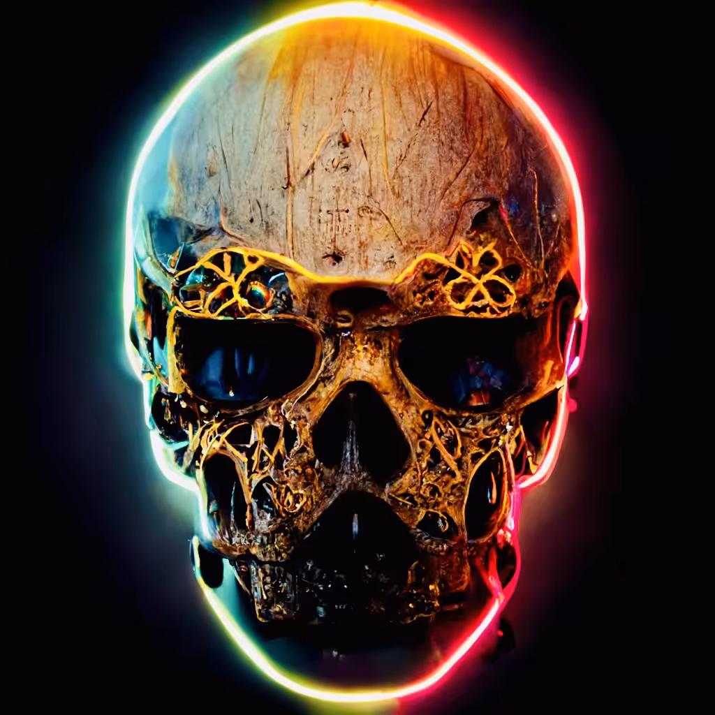 The Cyberverse: Cyber Skull Art 2