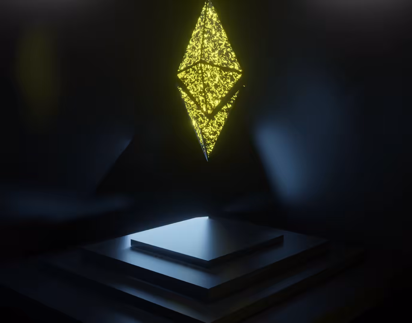 Yellow ETH orb
