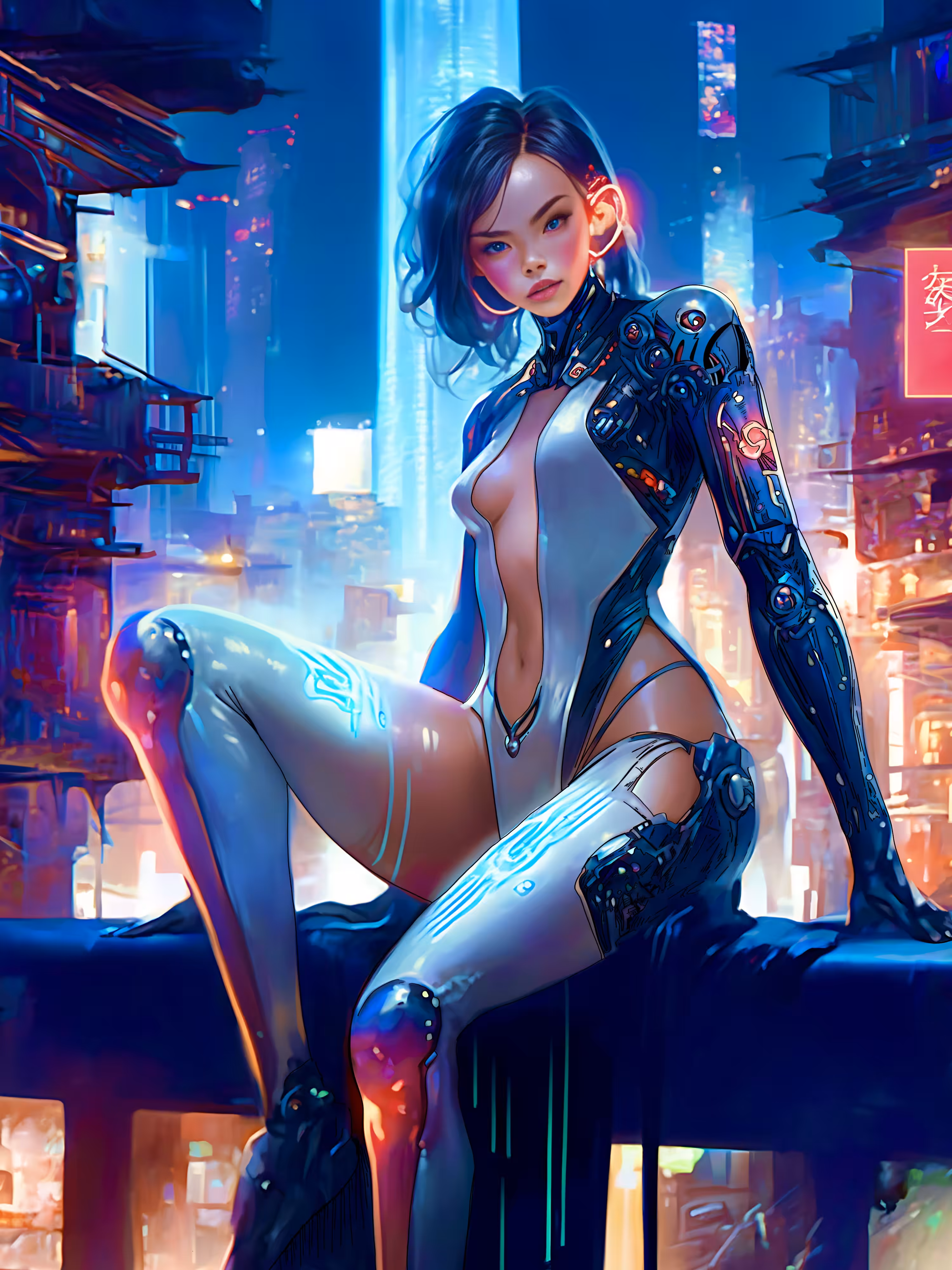 Cyborg City Girl