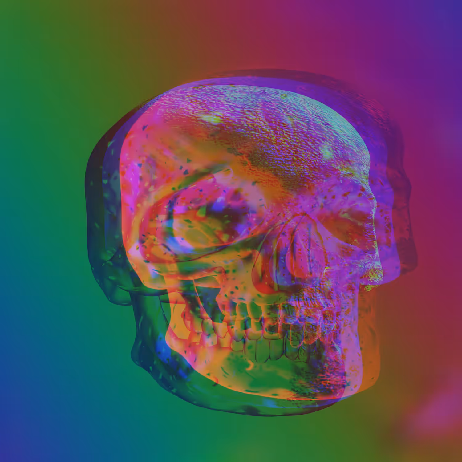 Trashed Skull #4