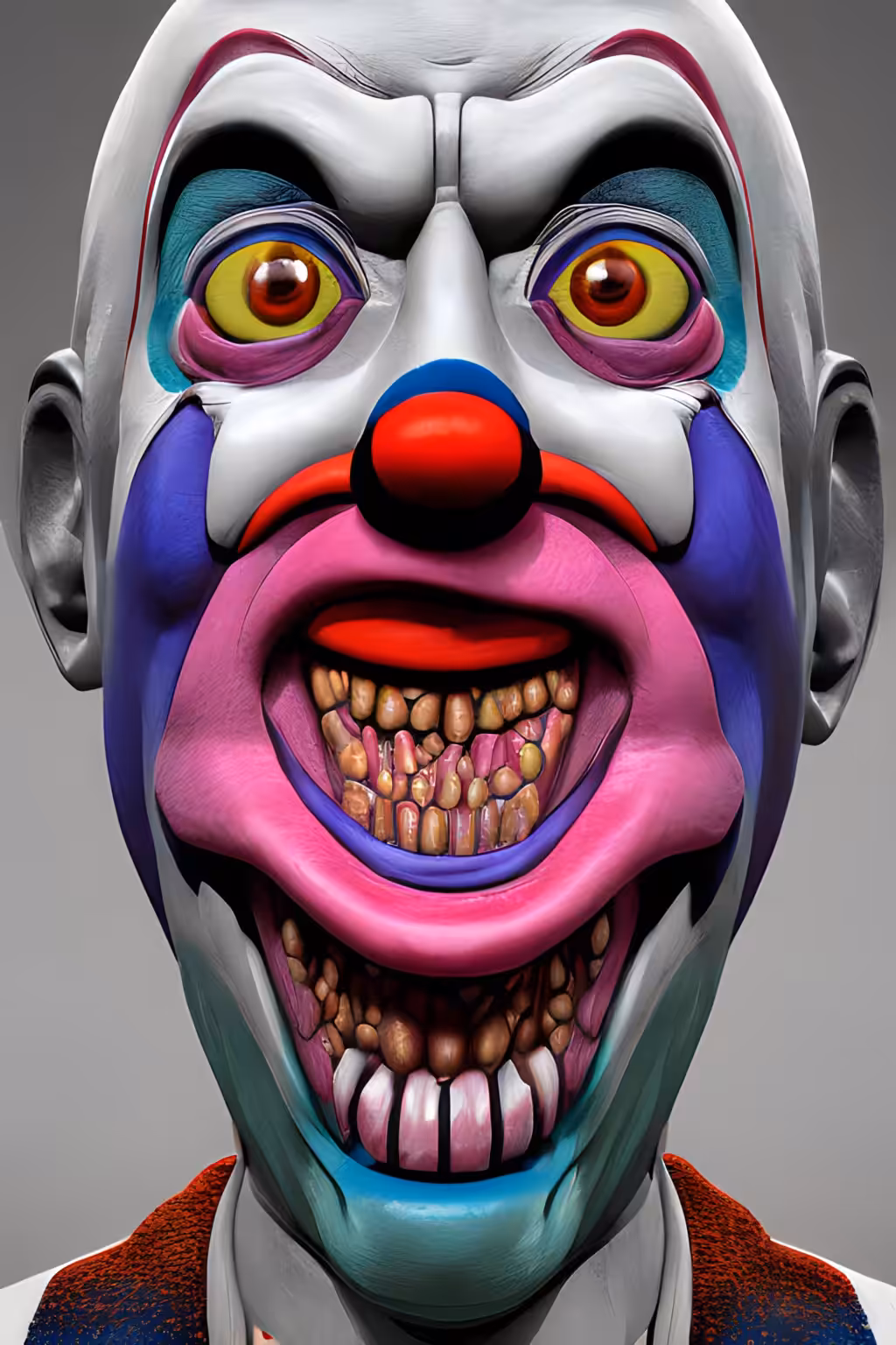 Distorted Faces: Distorted Face #50