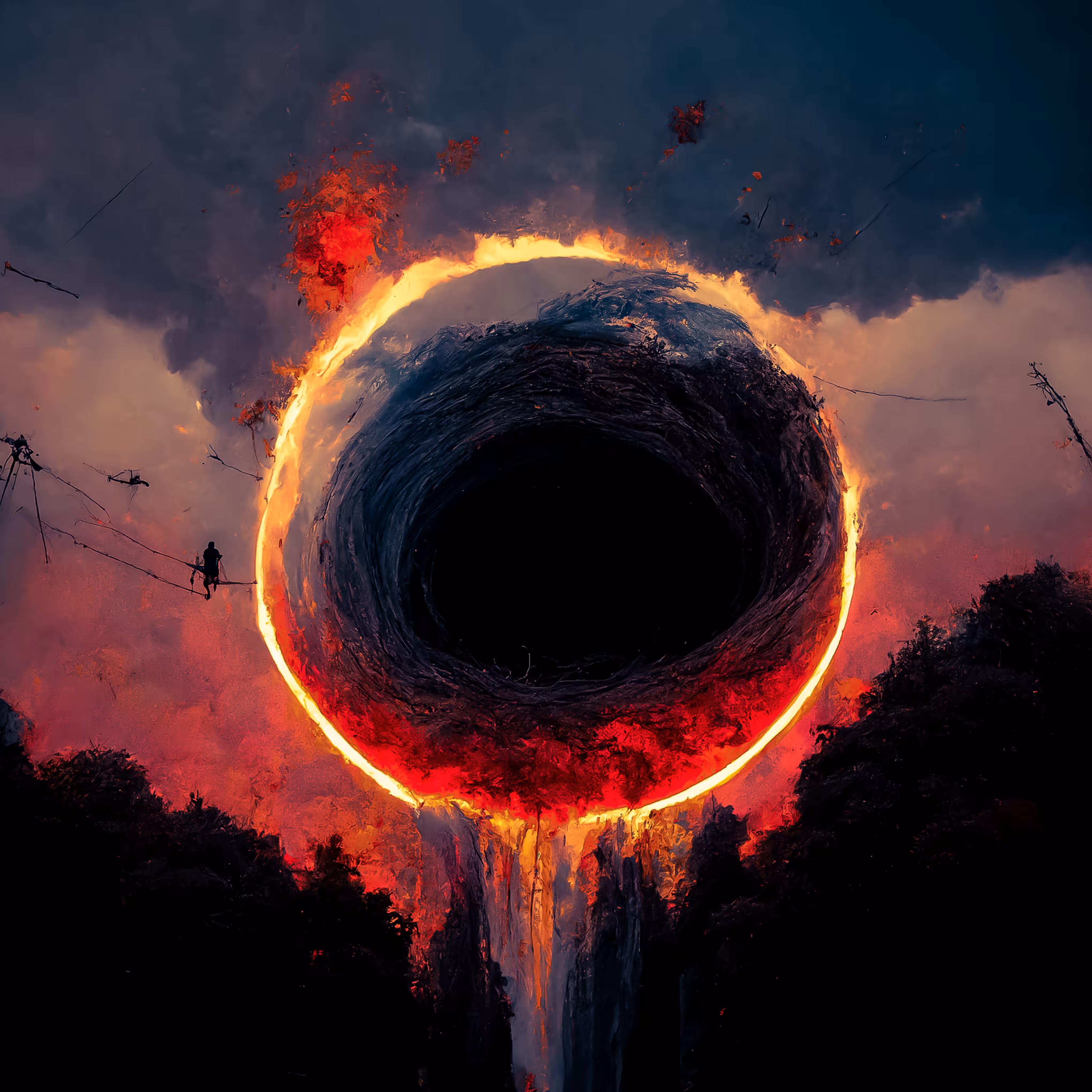 Dying Blackhole