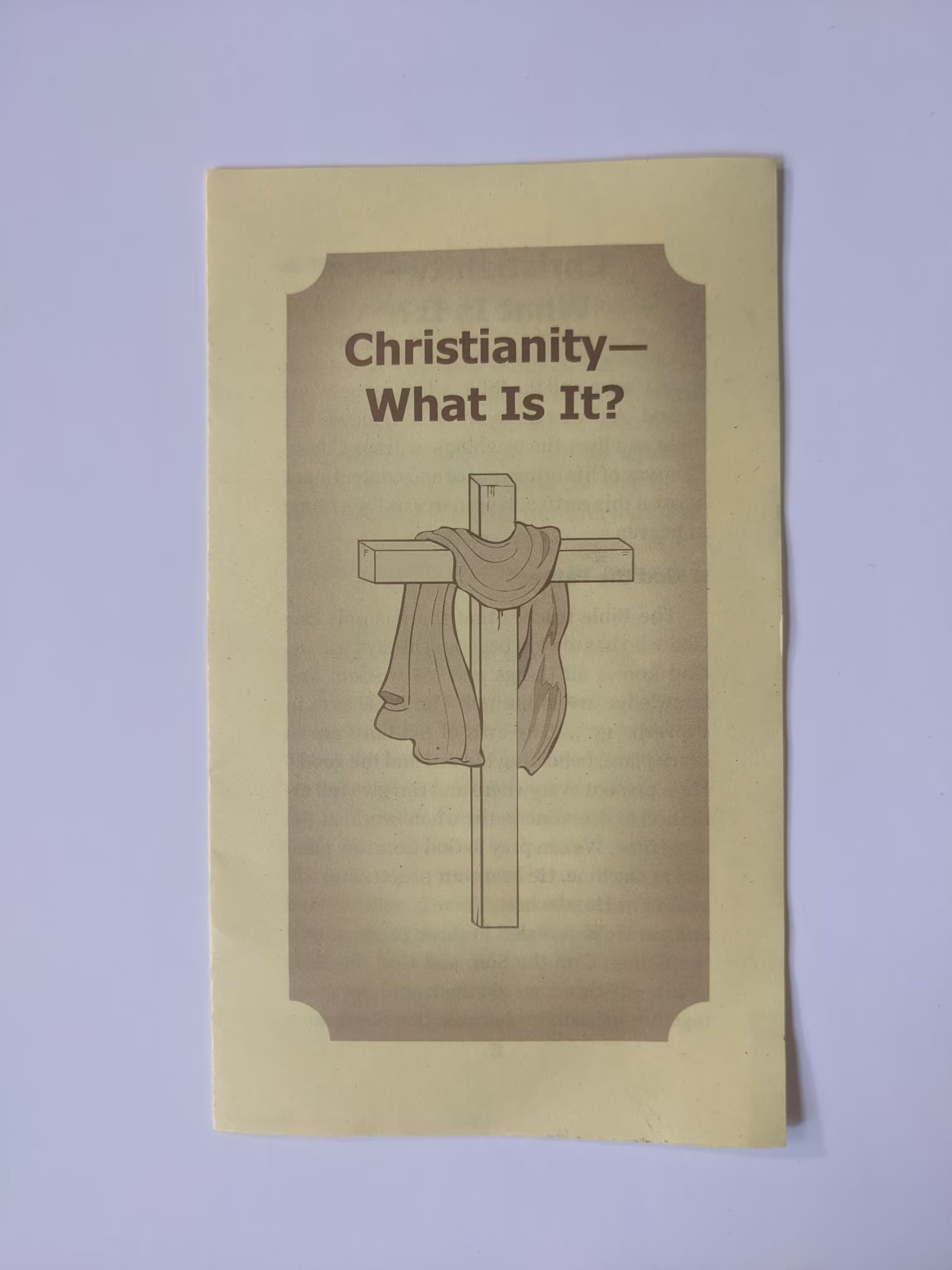 Subway Jesus Pamphlets: Christianity - What Is It?