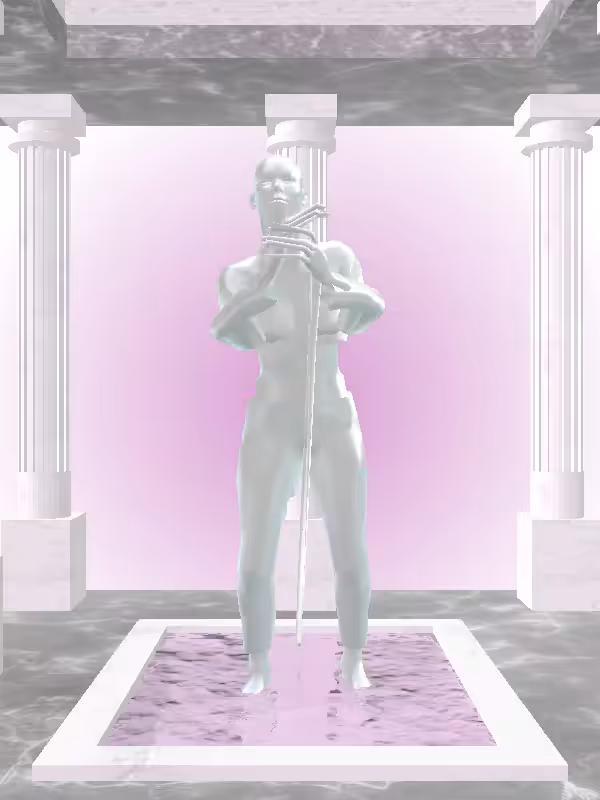 HeavenComputer: The Cheering Chronos Chrome Woman #2810