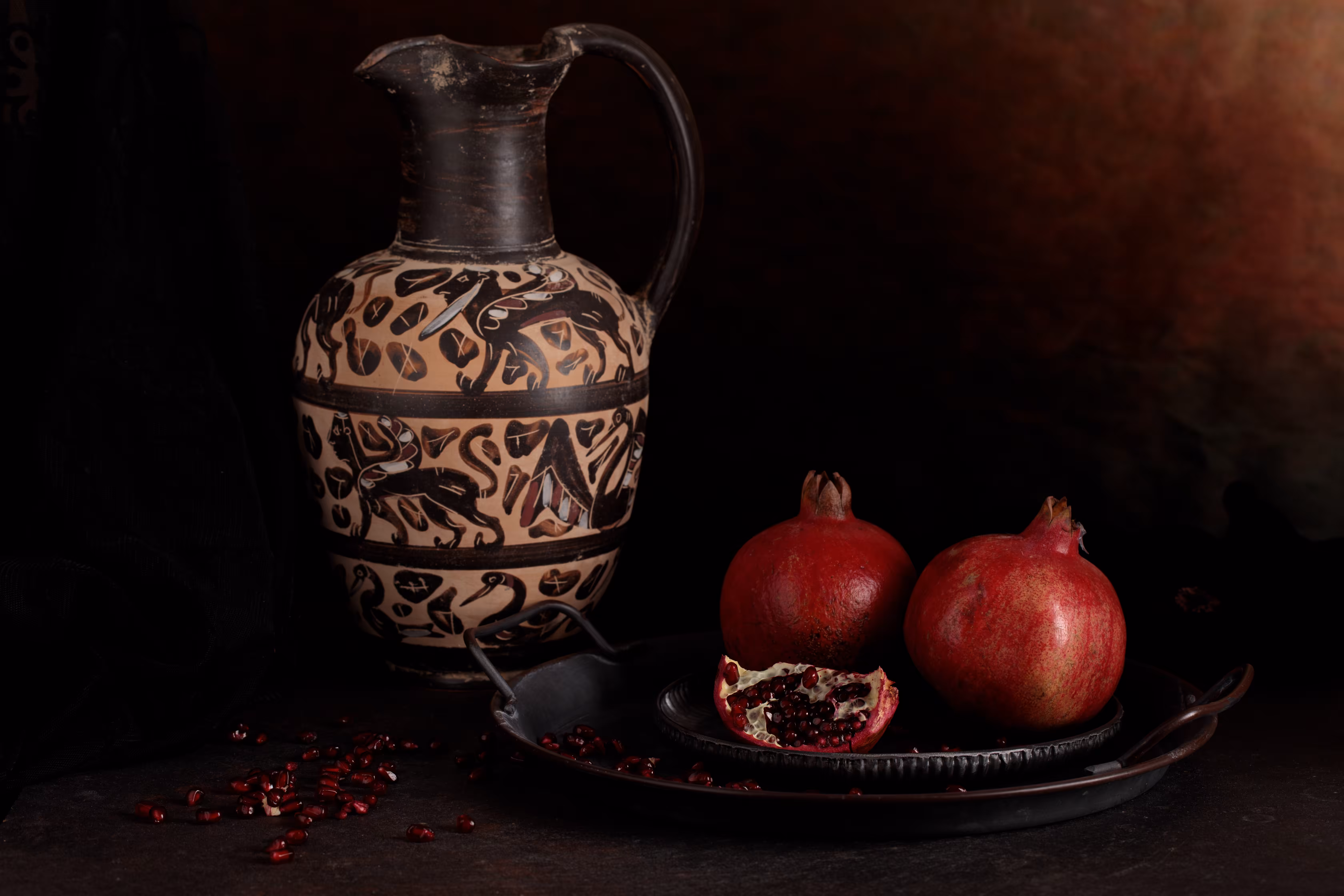 Still Life With Pomegranates