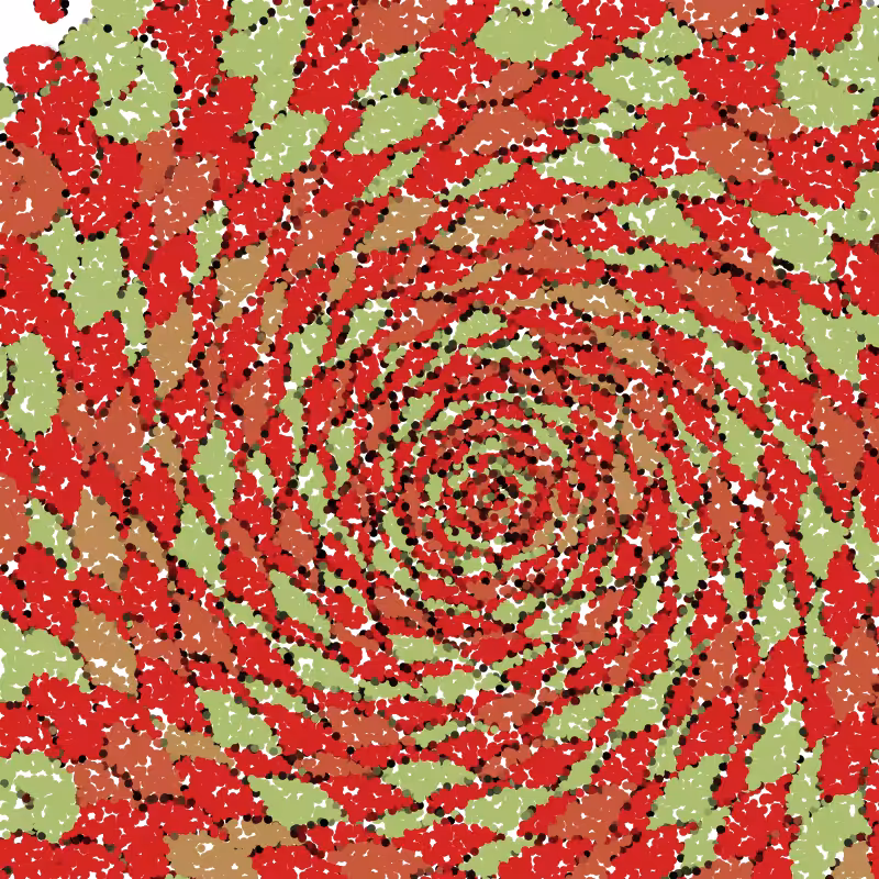 Mosaic or stained glass drops #80