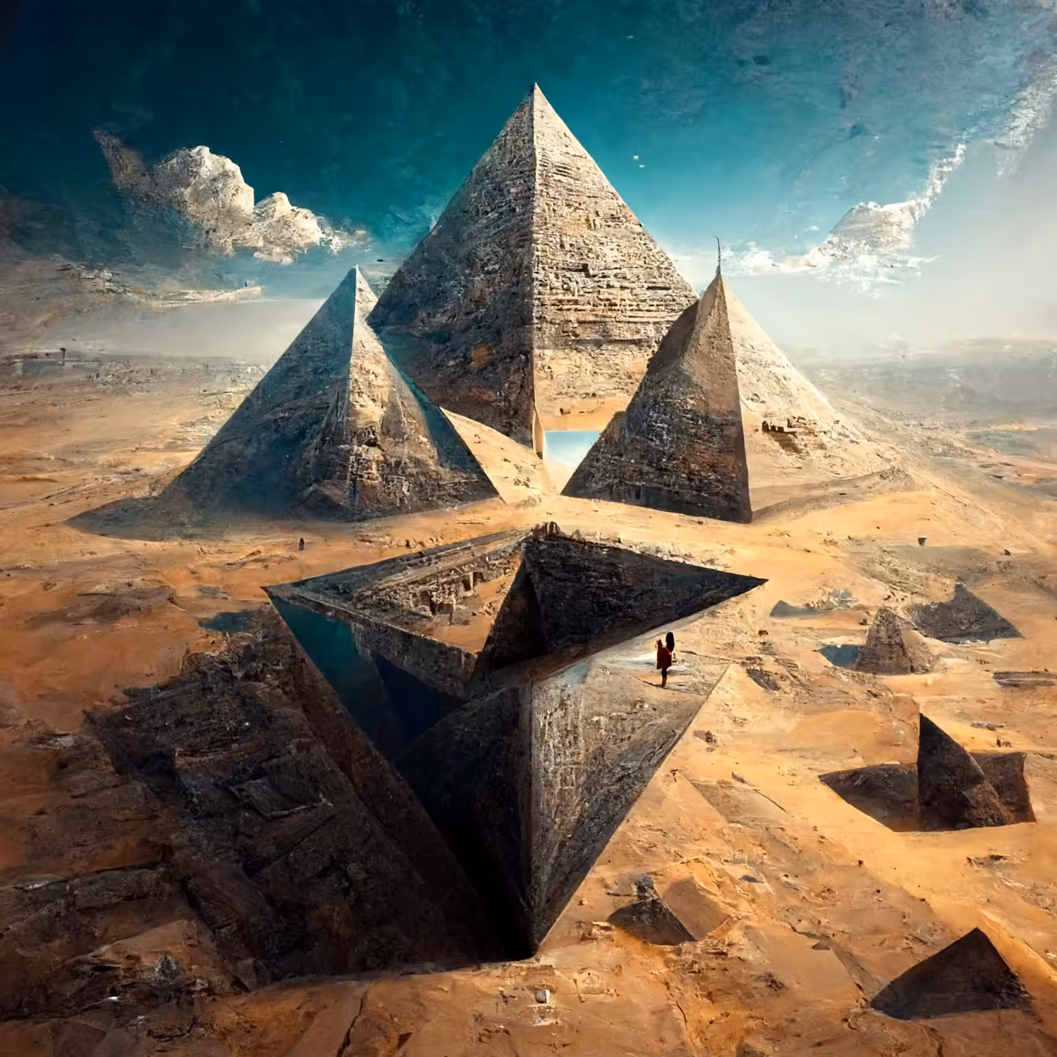 Impossible Levitational Pyramids 3