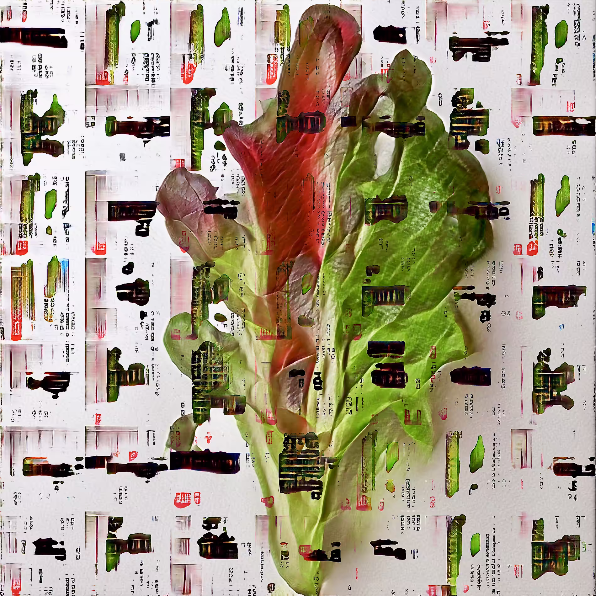The Latenttuce Code, a Symbolic Cryptological veGAN Thriller