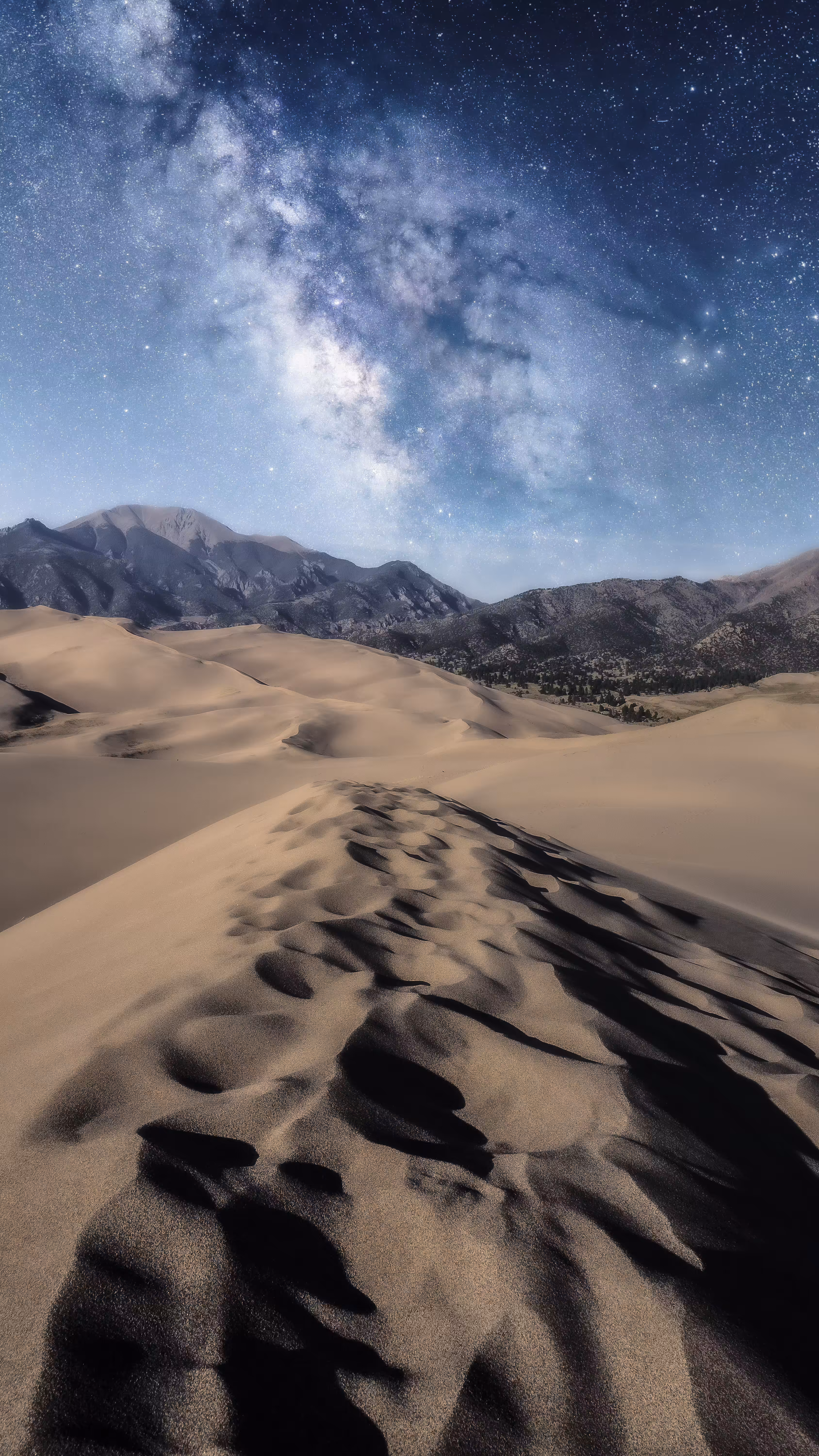 Great Sand Dunes Night Sky 