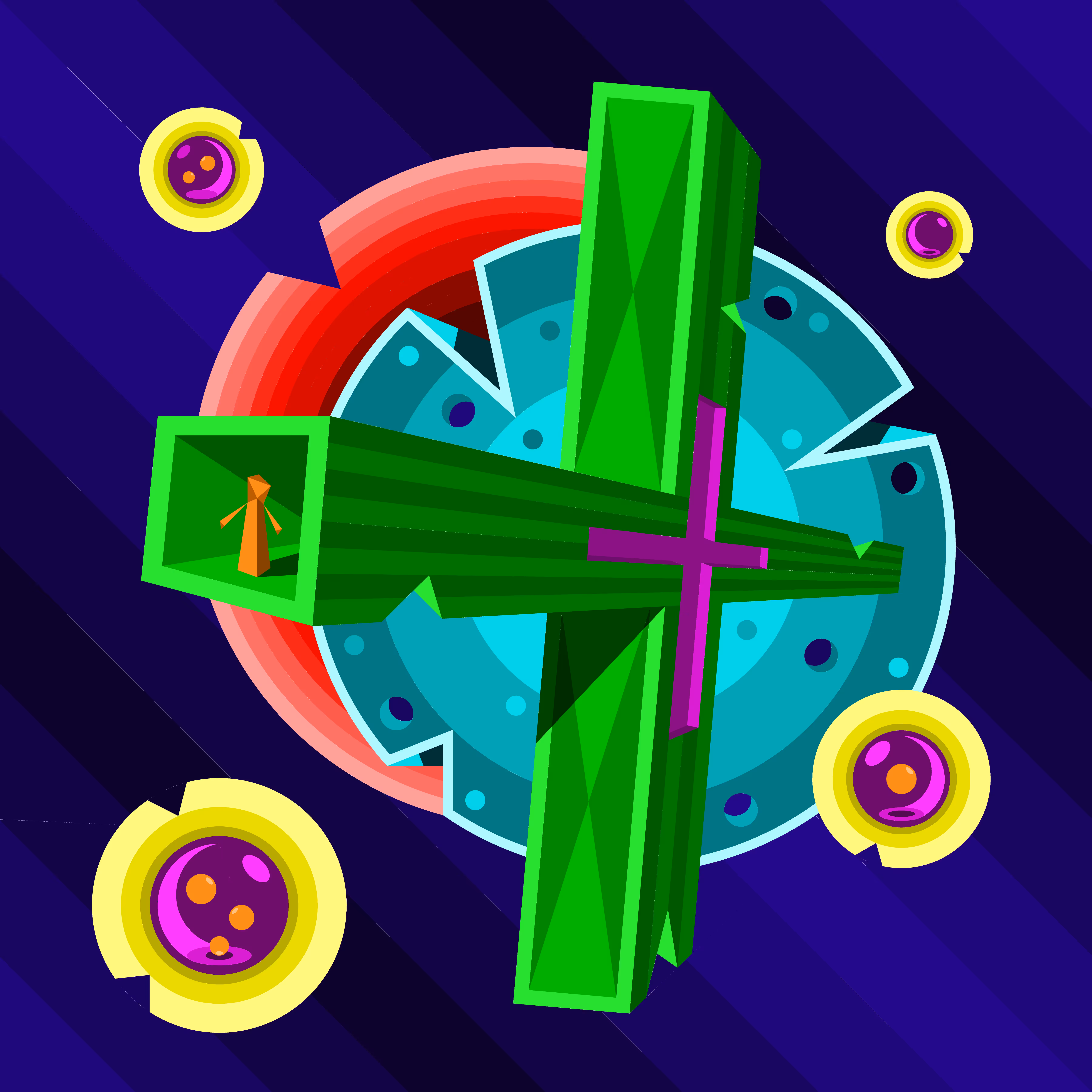 CRUCIFIED CROSS