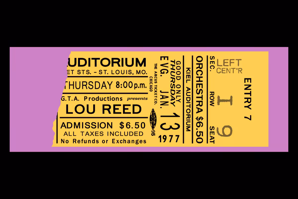 Classic Rock Concert Ticket Stub Generator #16