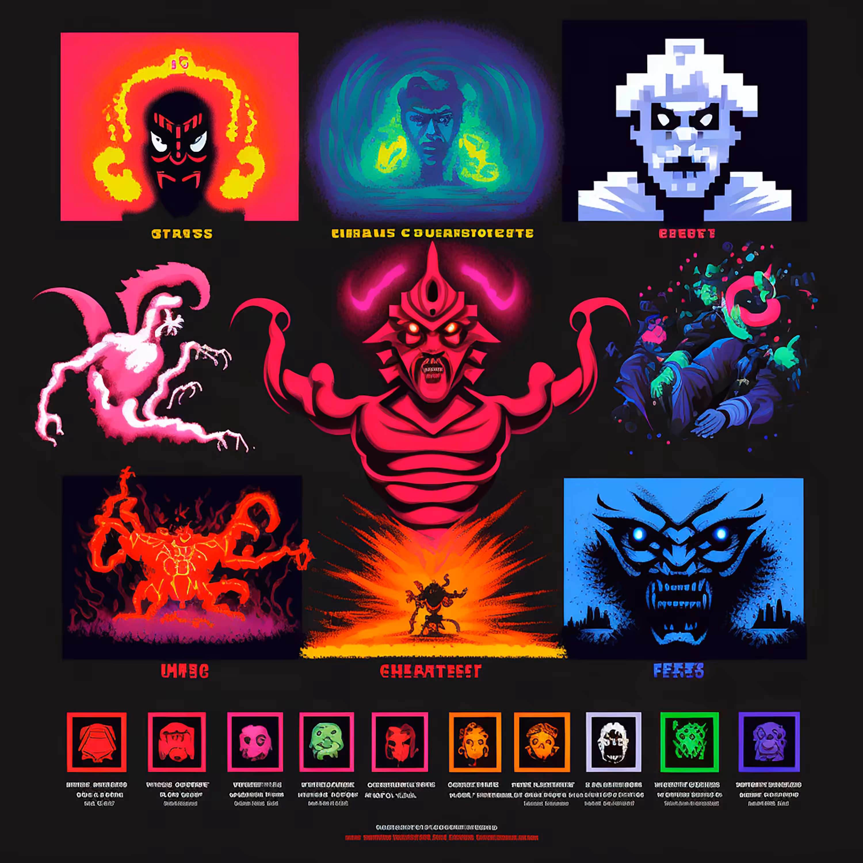 Pixel Game Posters #203