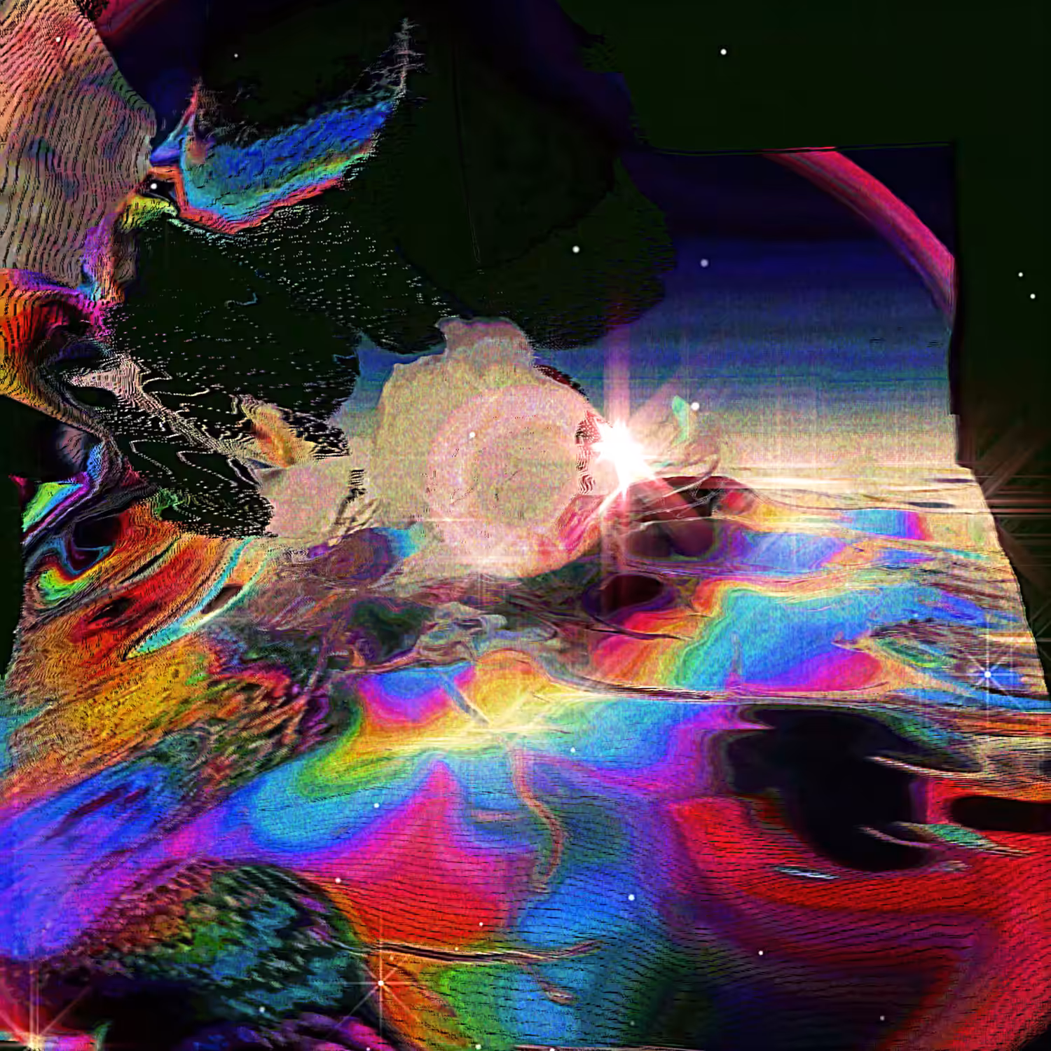 Speculative Landscape #4 “Night from Two Perspectives on Myraria”