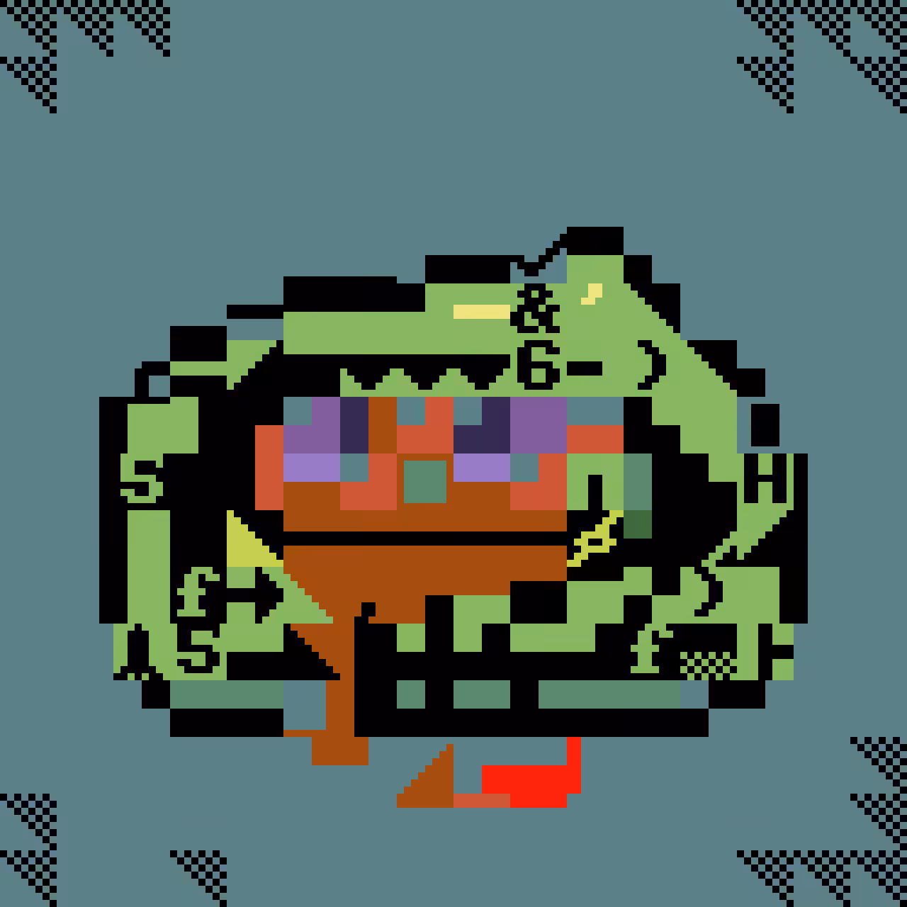 ASCII CrypToadz #1806