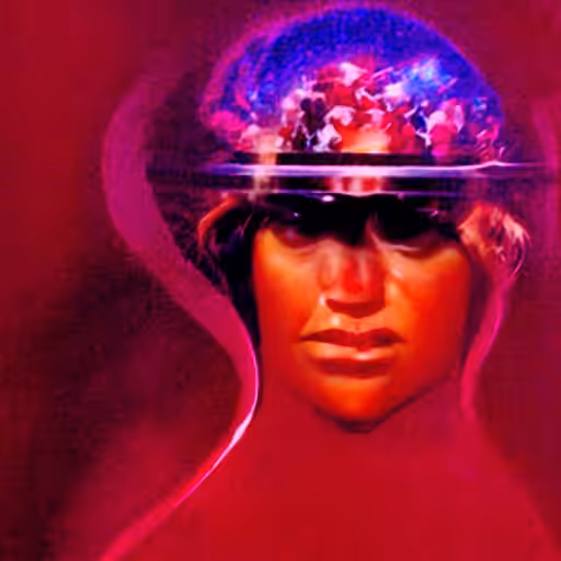 The Rise of Consciousness C (In The Style Of a 70s Science Fiction Novel Cover)