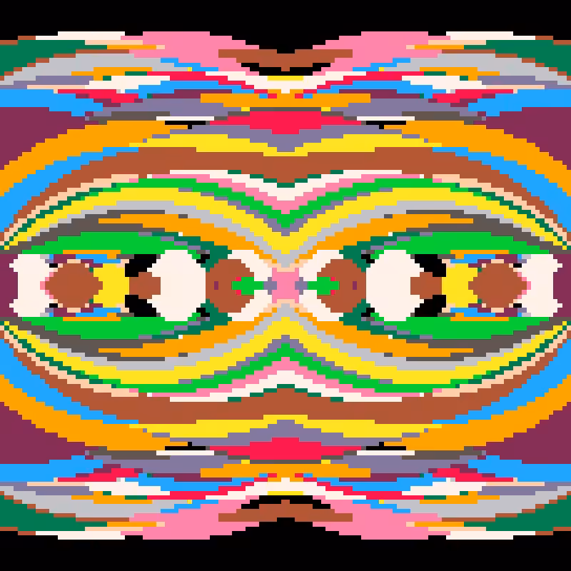 Rapid Psychedelic Inkblot Test Generator #71