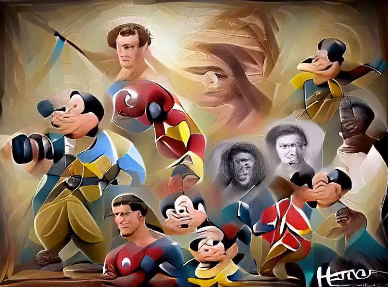 Abraham's First Works: disney heroes