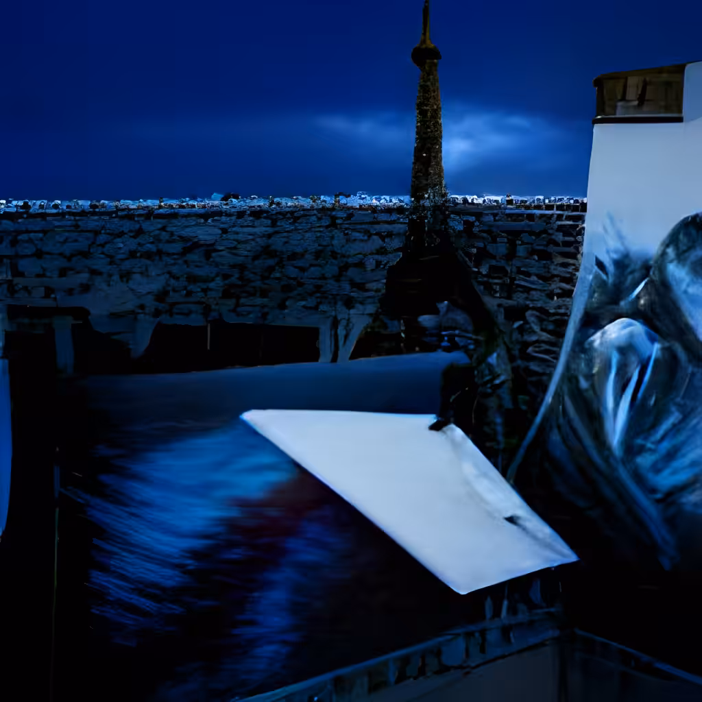 Paris Rooftop Painter No. 2