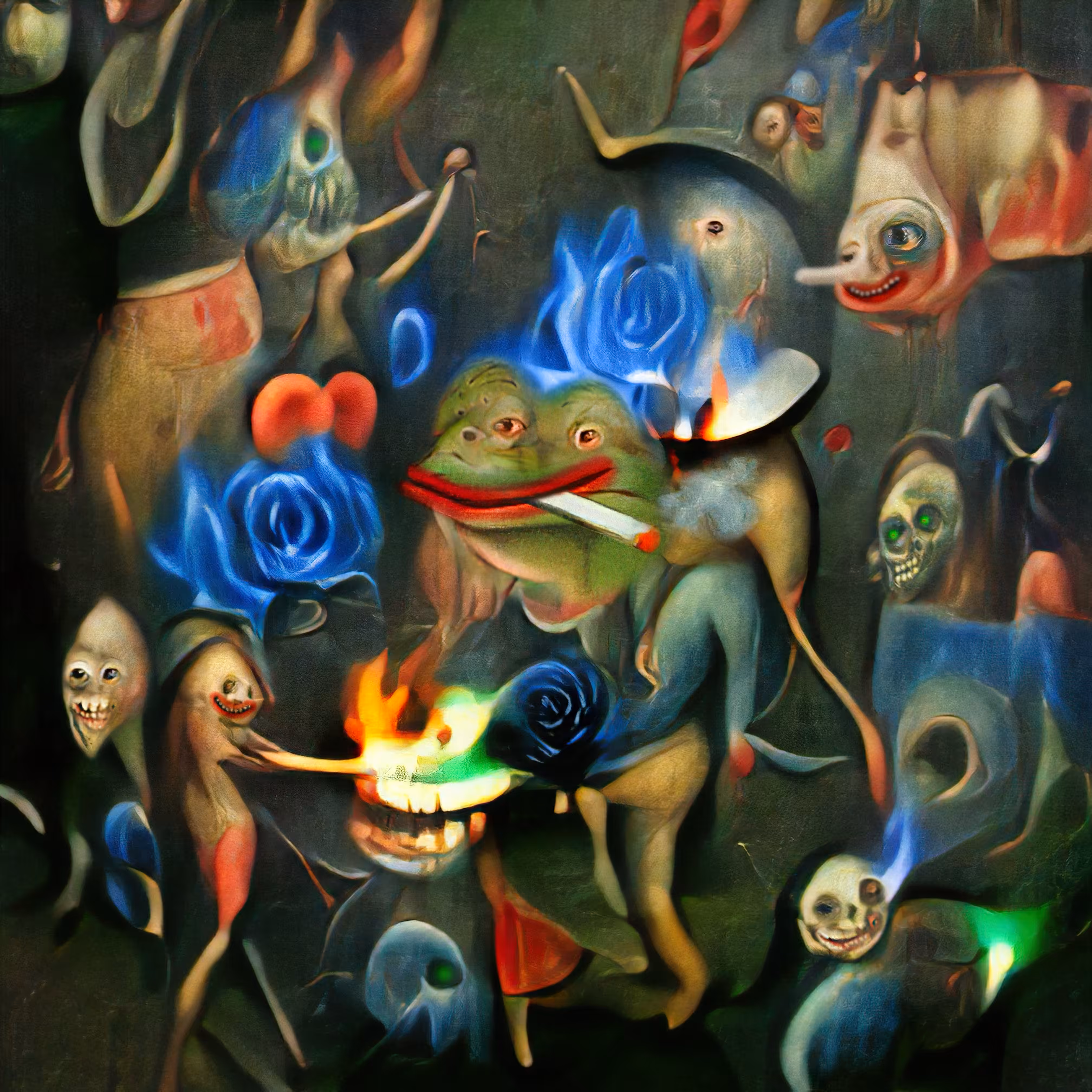 the blue rose