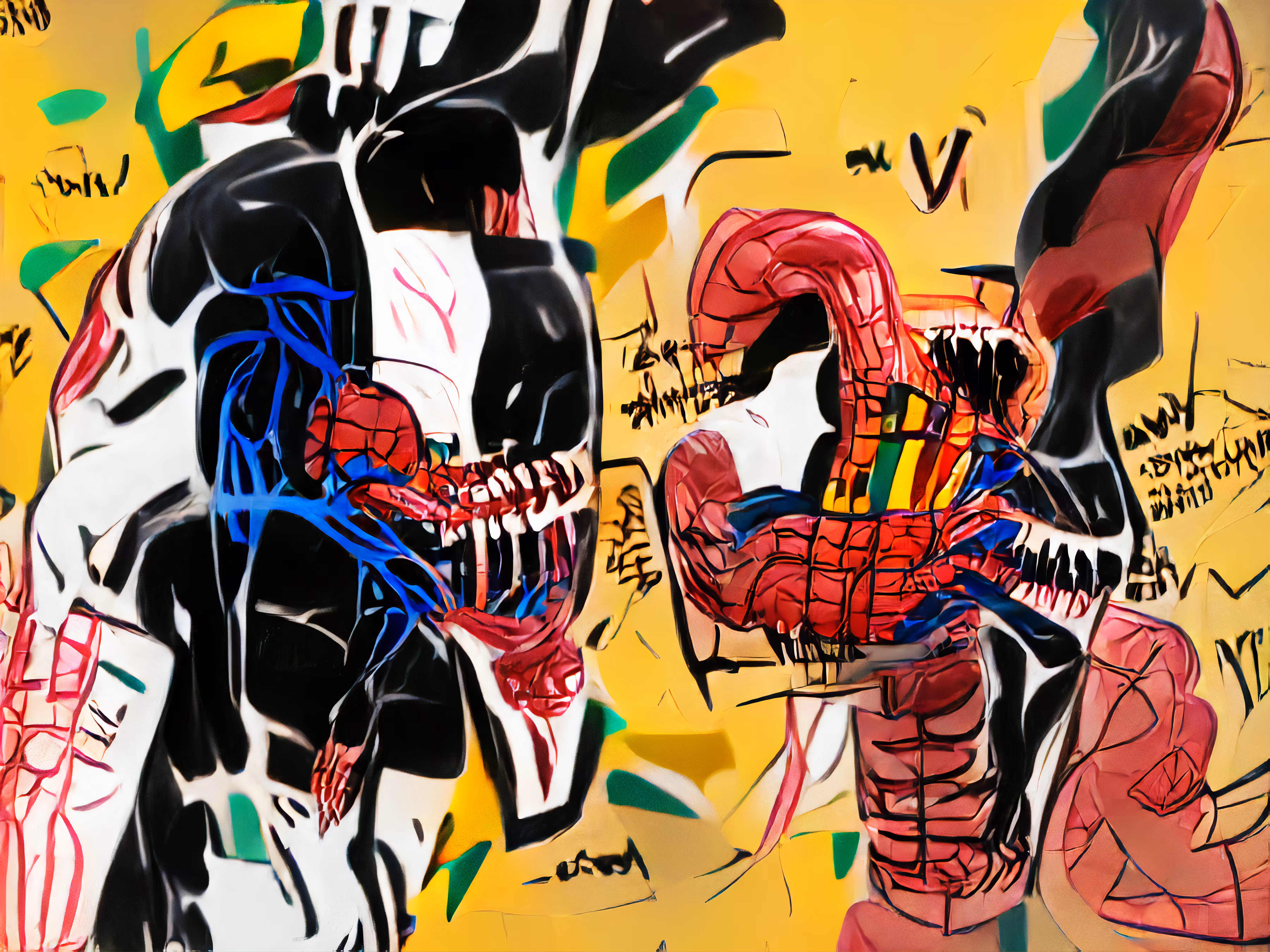 BATTLE: VENOM VS SPIDERMAN