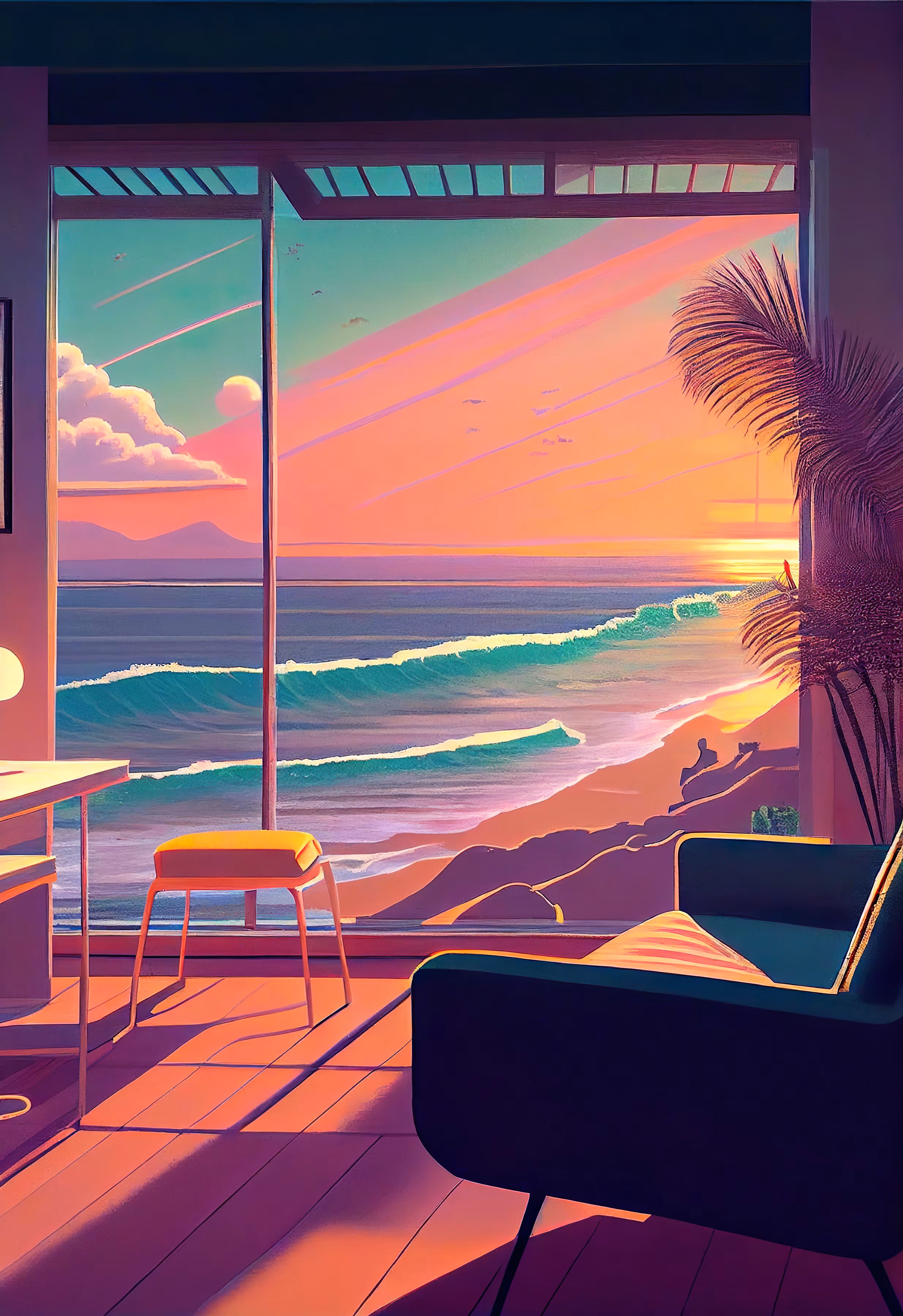 sunset serenity