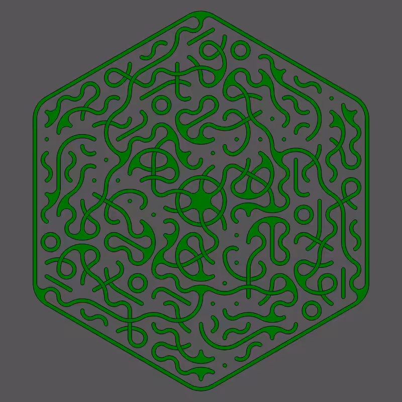 Threefold Symmetry - Dark Variations #102