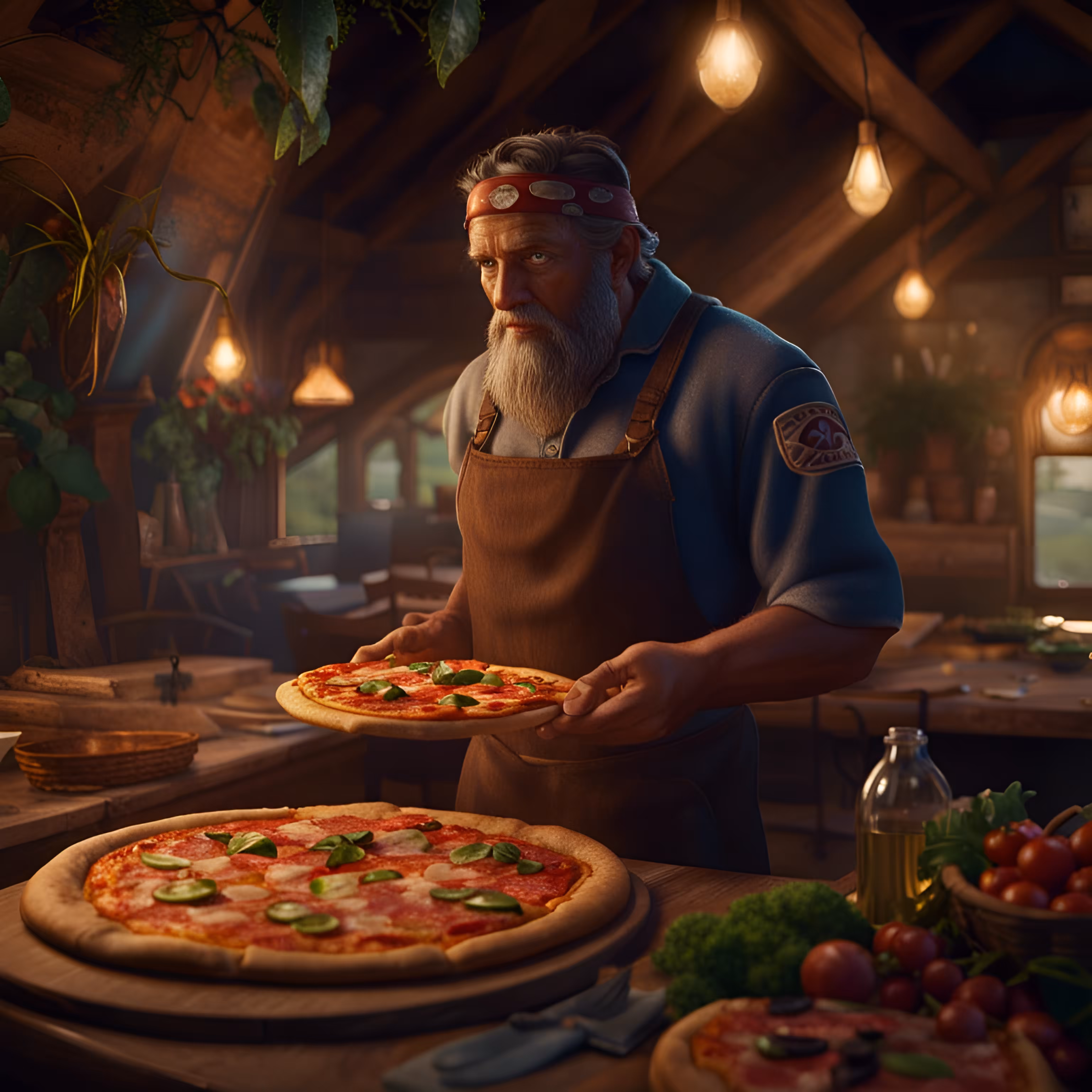 Pizza at the Ranch