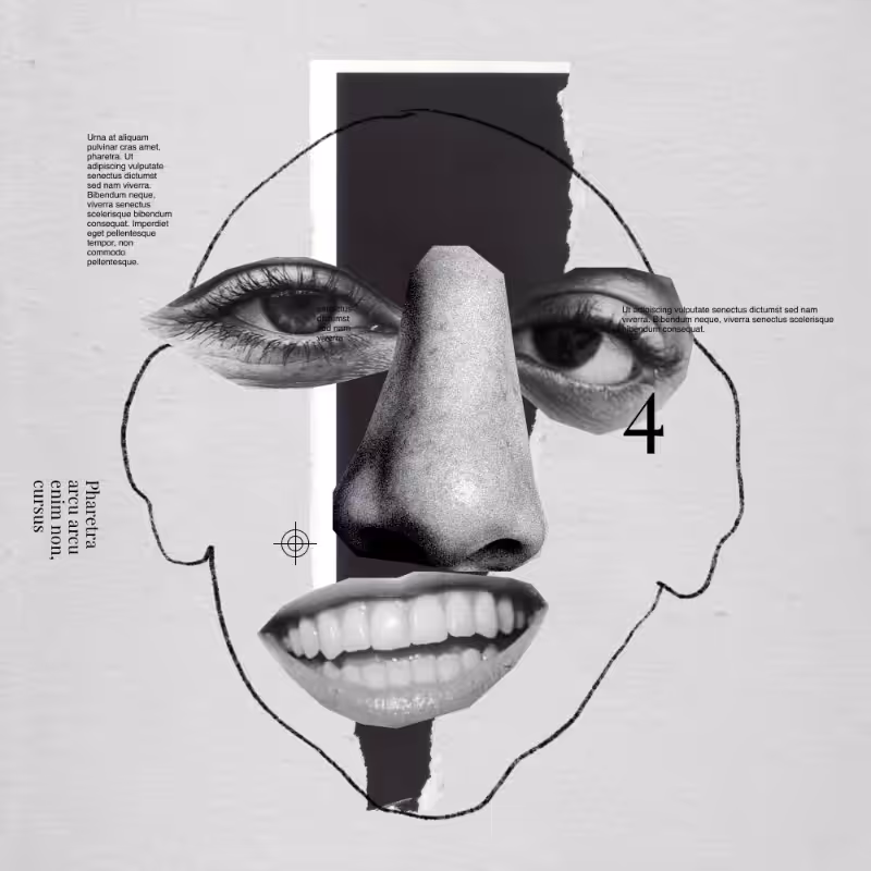 Collage faces #62