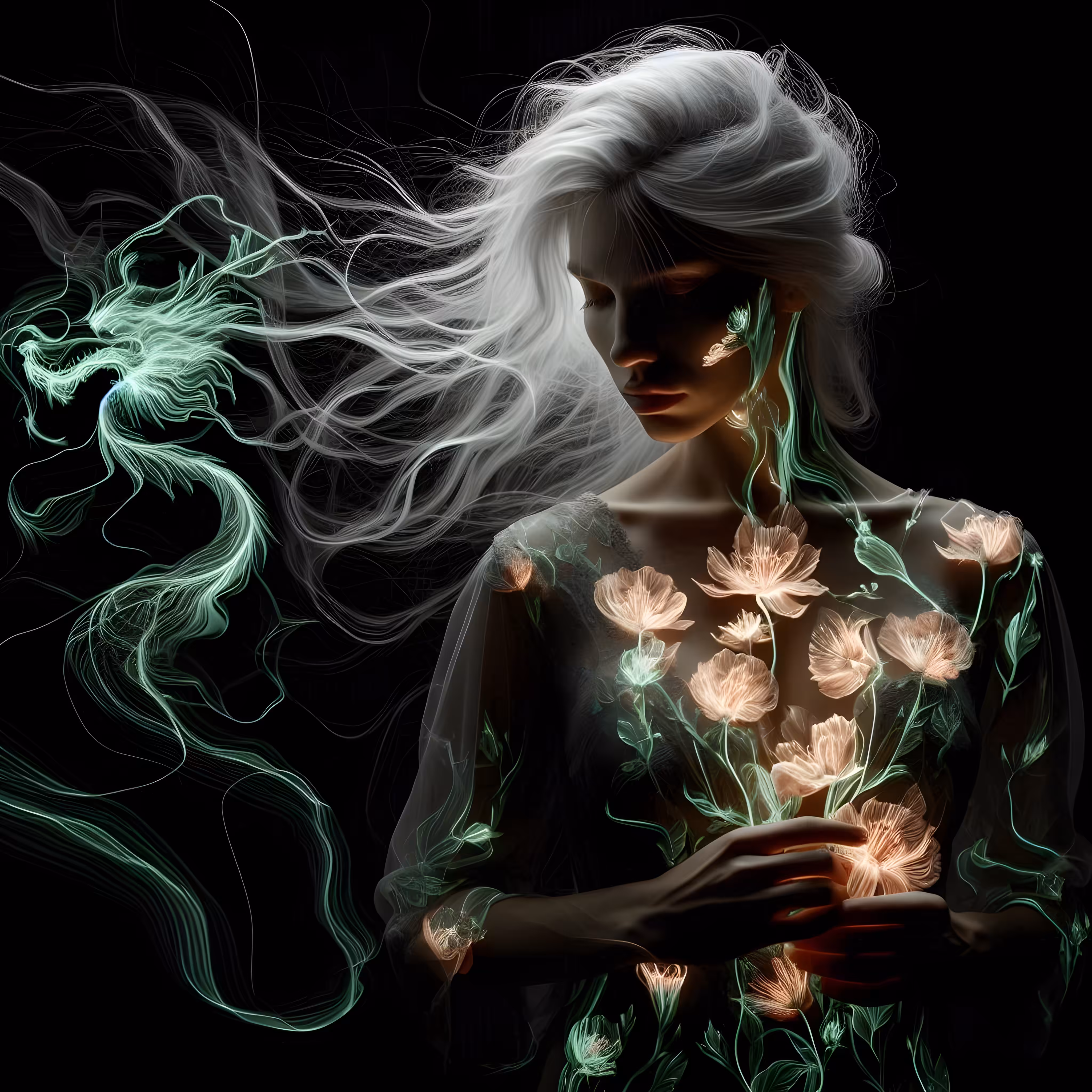 Light flowers 