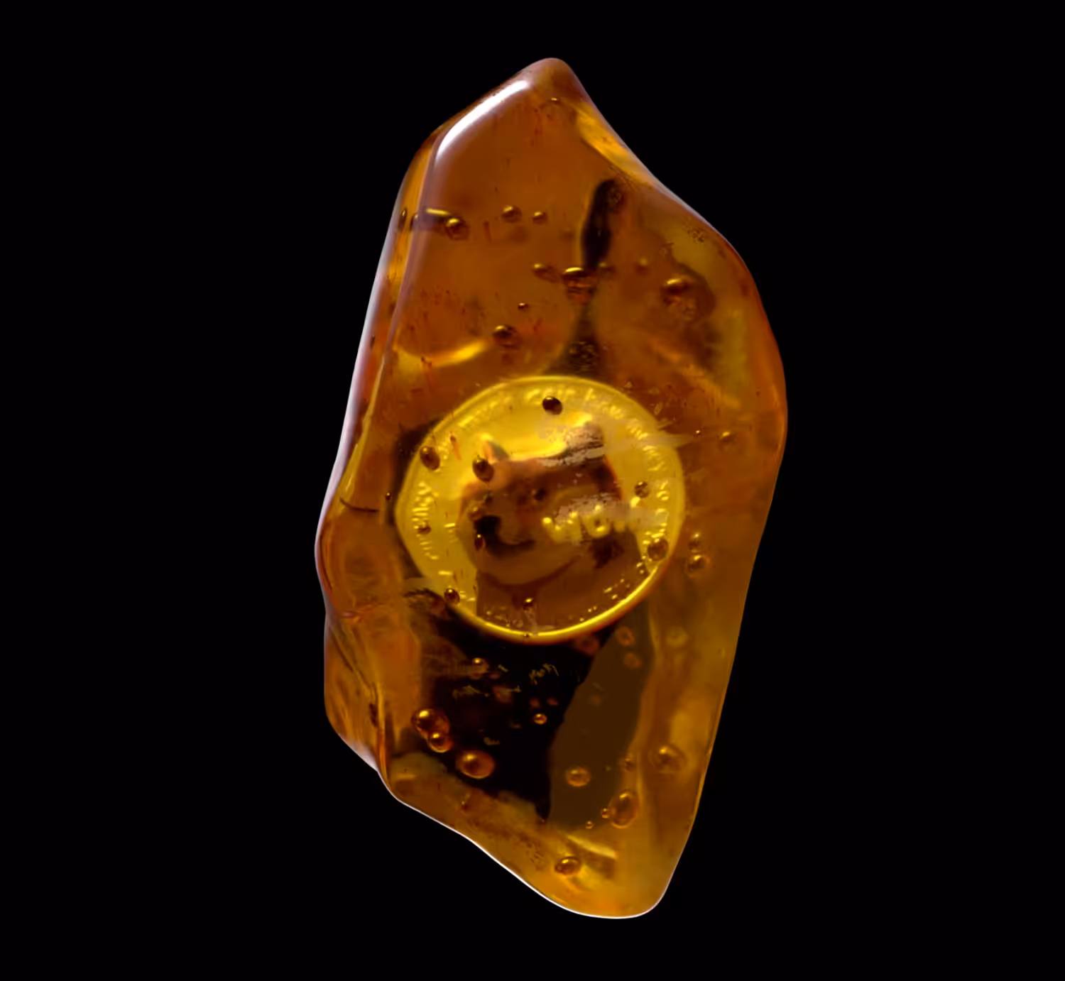 Crypto Crystal 02 DOGE COIN